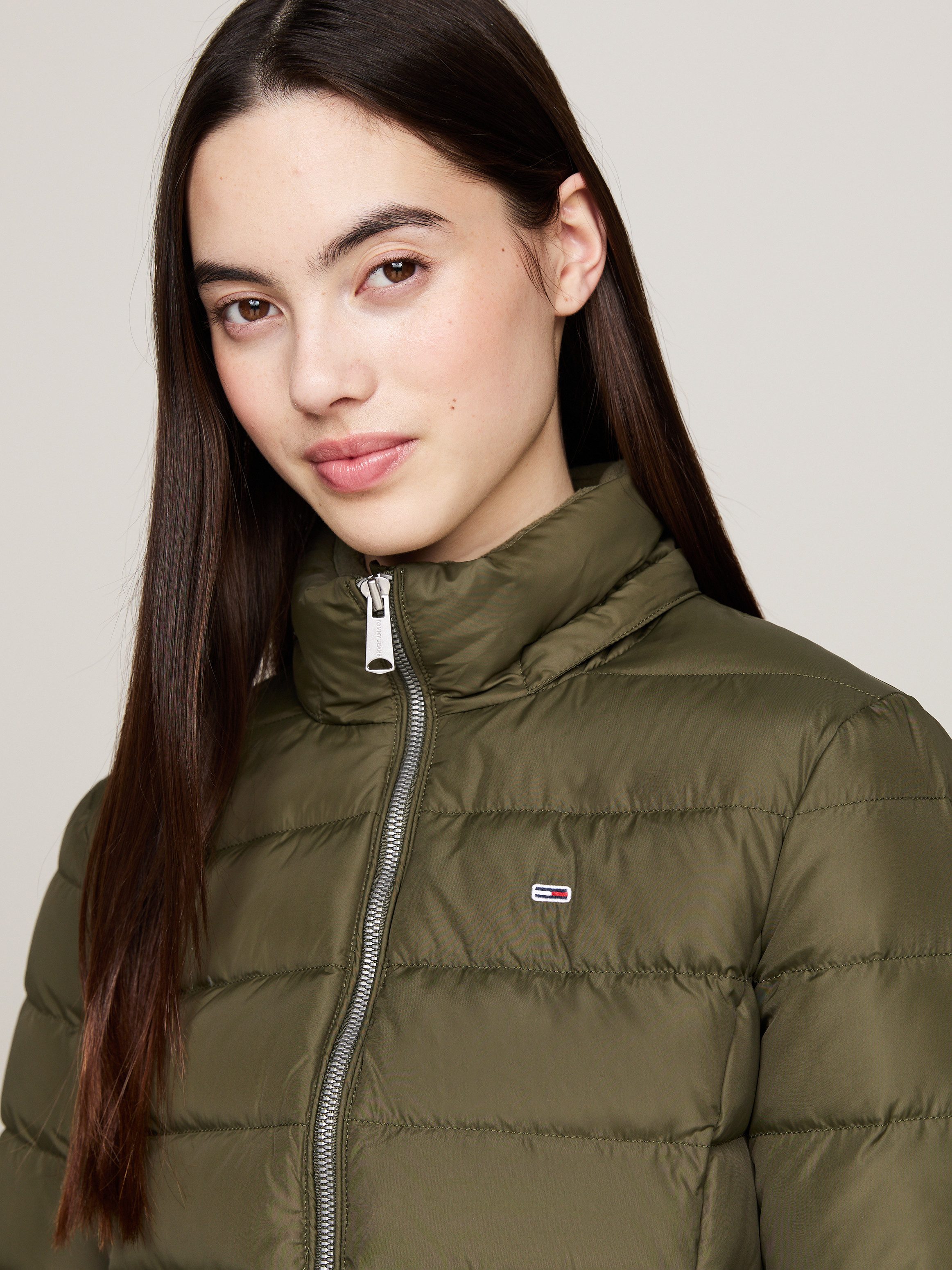 Tommy Jeans Curve Gewatteerde jas TJW BASIC HOODED DOWN JACKET EXT
