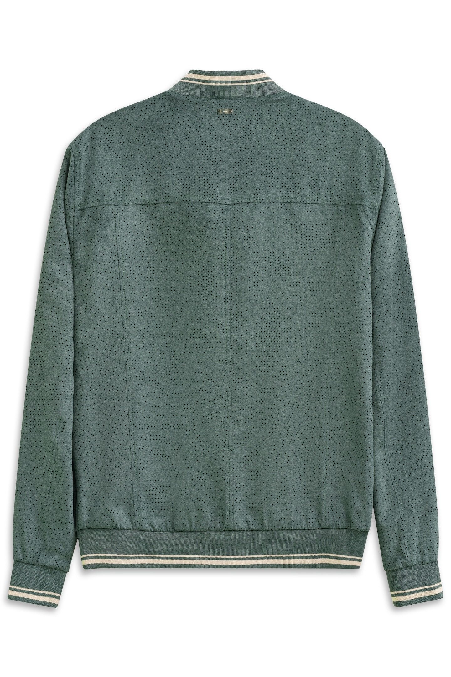 Bugatti Jack in collegestijl Regular fit waterafstotend ondanks licht geperforeerde bovenstof