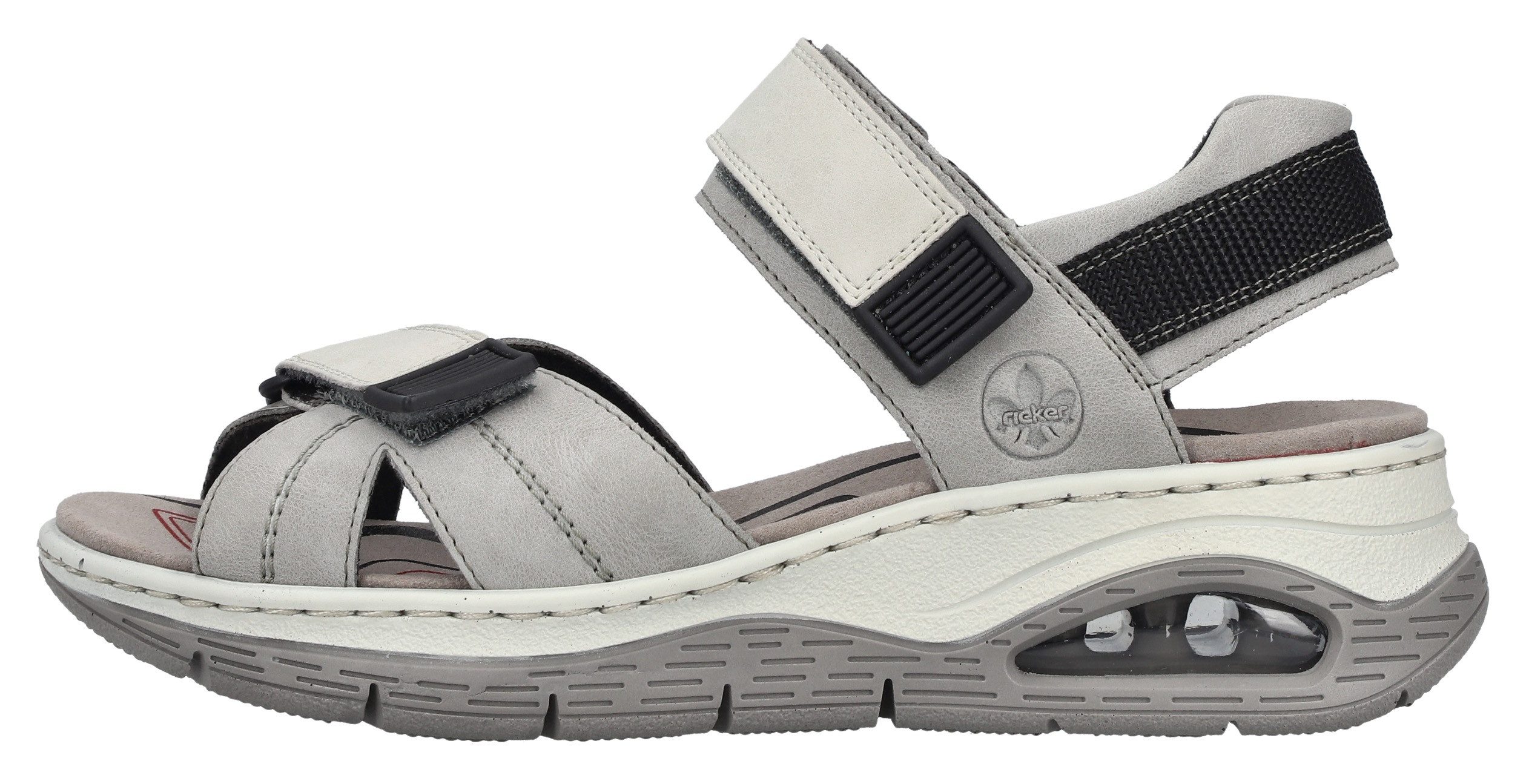 Rieker Trekkingsandalen Buitensandalen, zomerschoenen, klittenbandschoenen met Rieker Air-functie