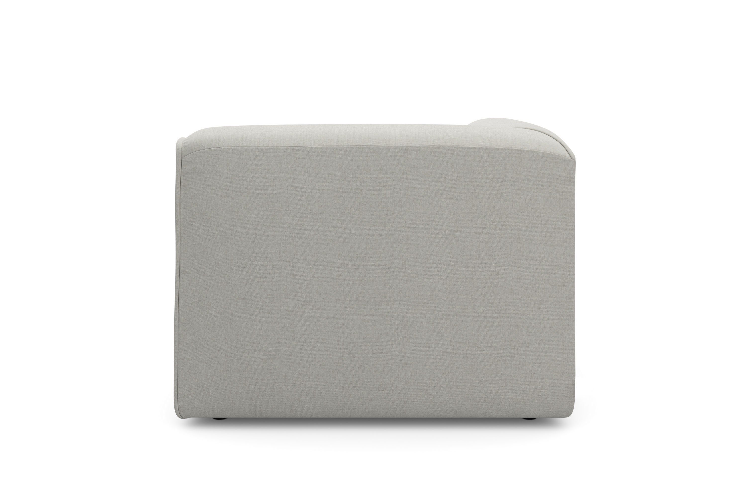 RAUM.ID Bank-hoekelement Merid, sofa-element, afmetingen B/D/H: 97/97/46 cm als module of apart te gebruiken, voor individuele samenstelling