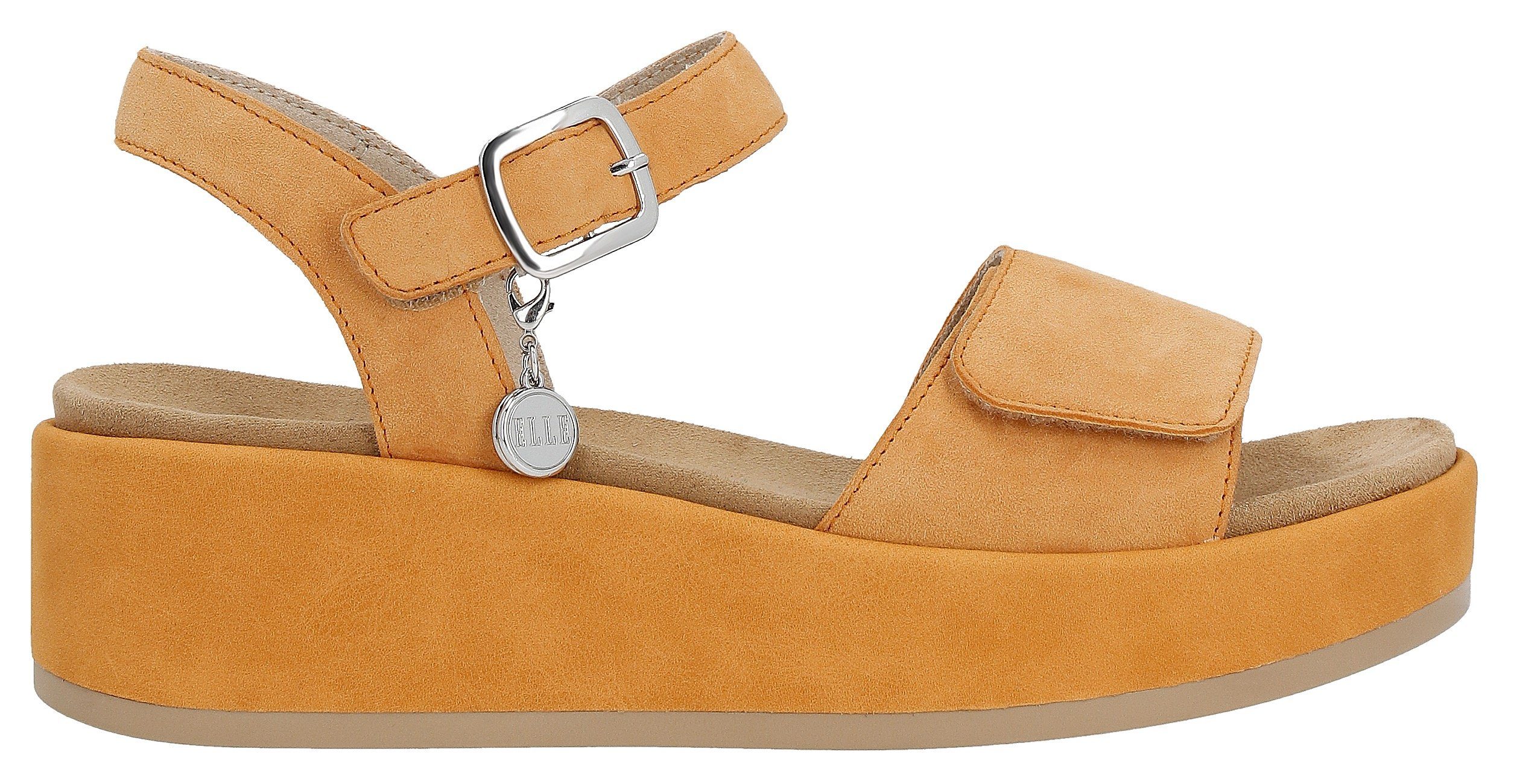 Remonte Sleehaksandaaltjes ELLE-Collection zomerschoen, sandaal, sleehak, met soft foam-uitrusting
