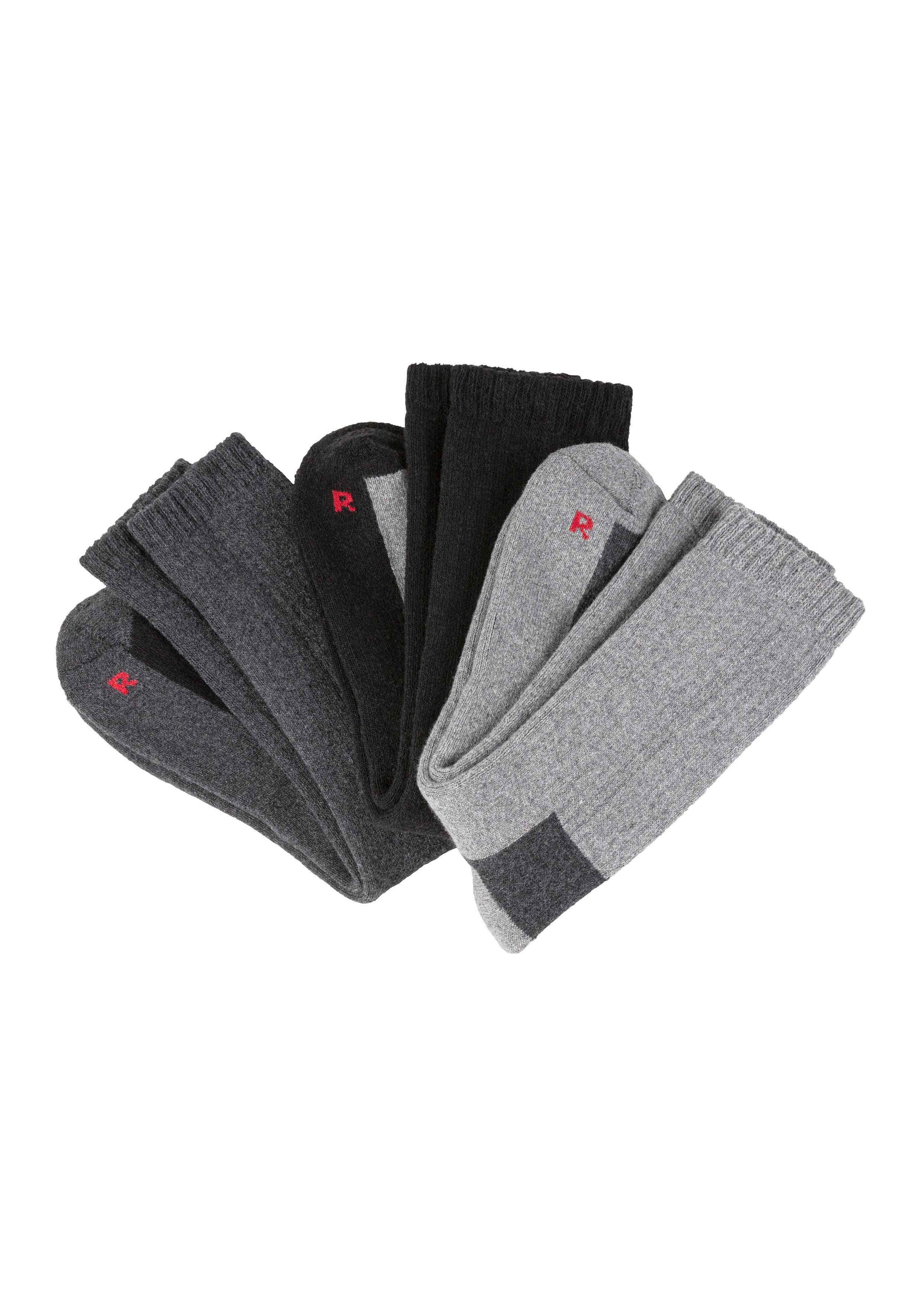 Apollo Basic sokken THERMAL/TRACKING SOCKS Unisex met verwarmende merinowol (2 paar, Set van 3)