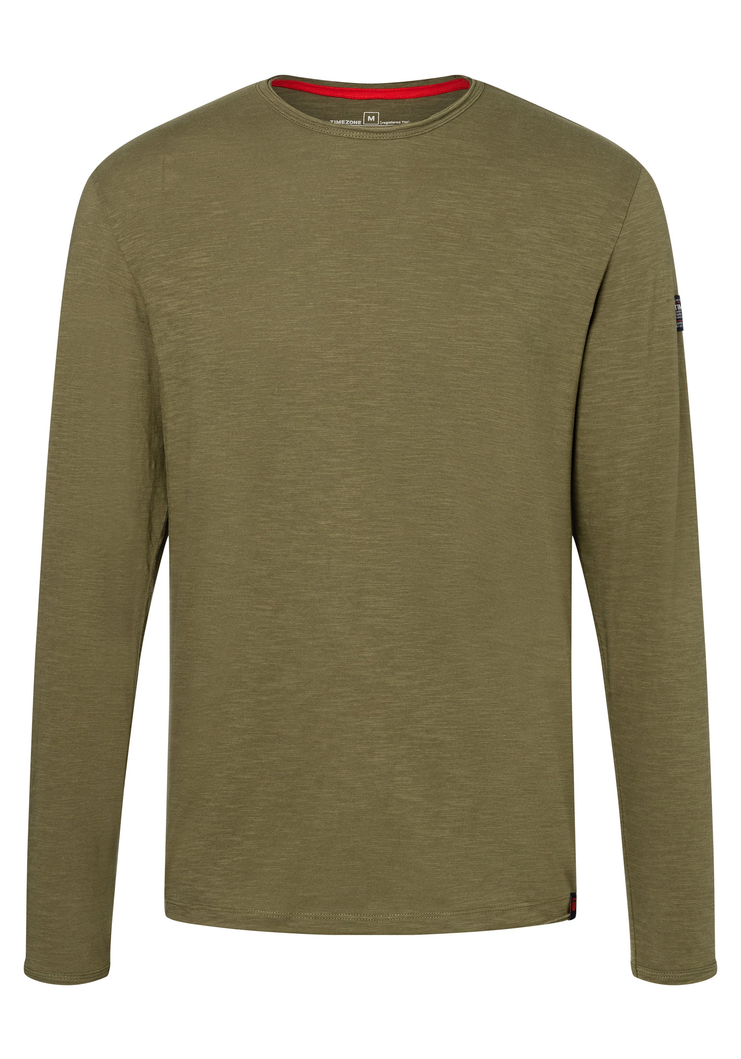 TIMEZONE Shirt met lange mouwen Ribbed Basic Longsleeve