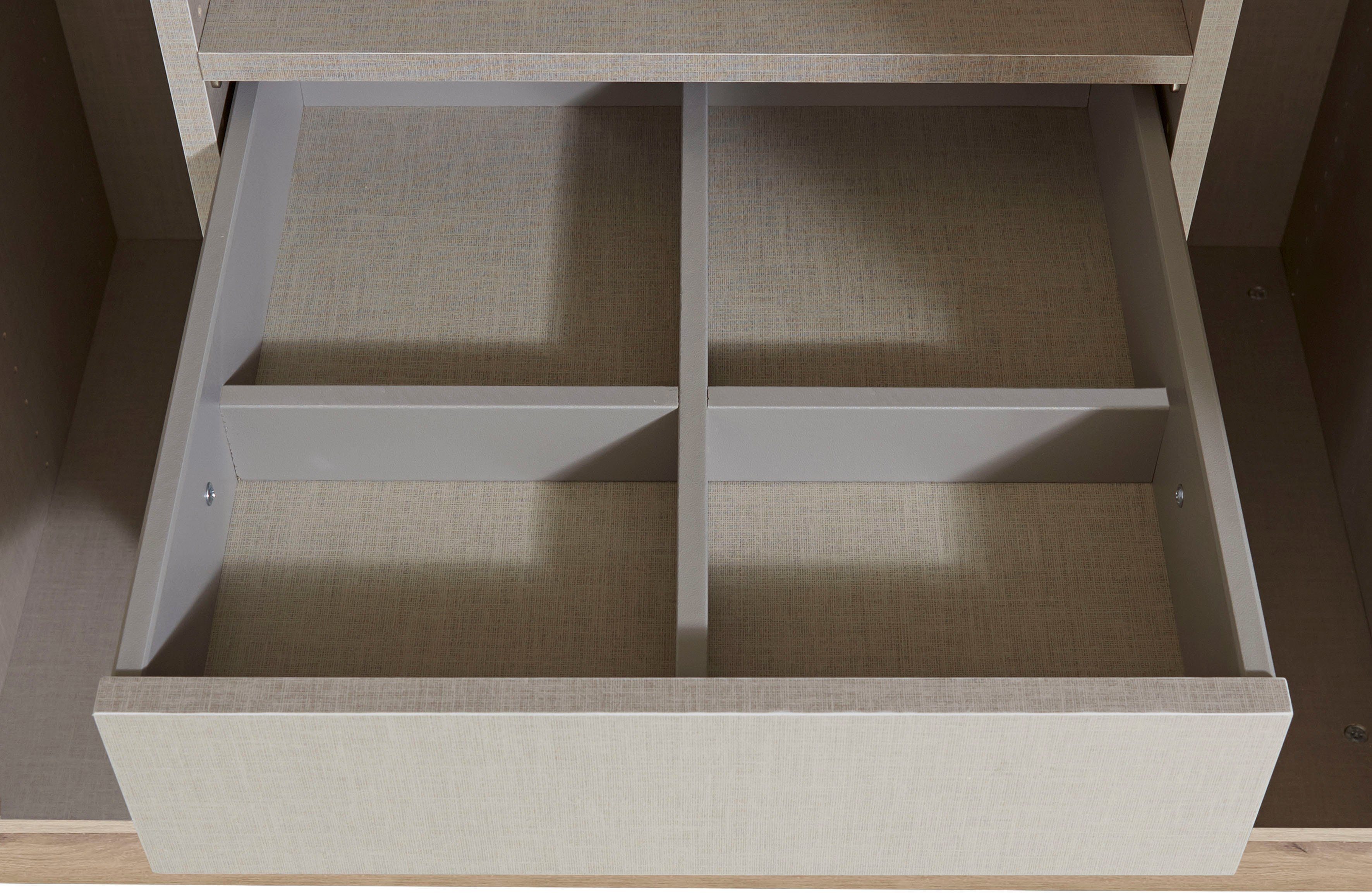 rauch Draaideurkast Kledingkast kast garderobe TOPSELLER OTELI incl. binnenindeling met 3 binnenlades extra planken optioneel met spiegel made in germany