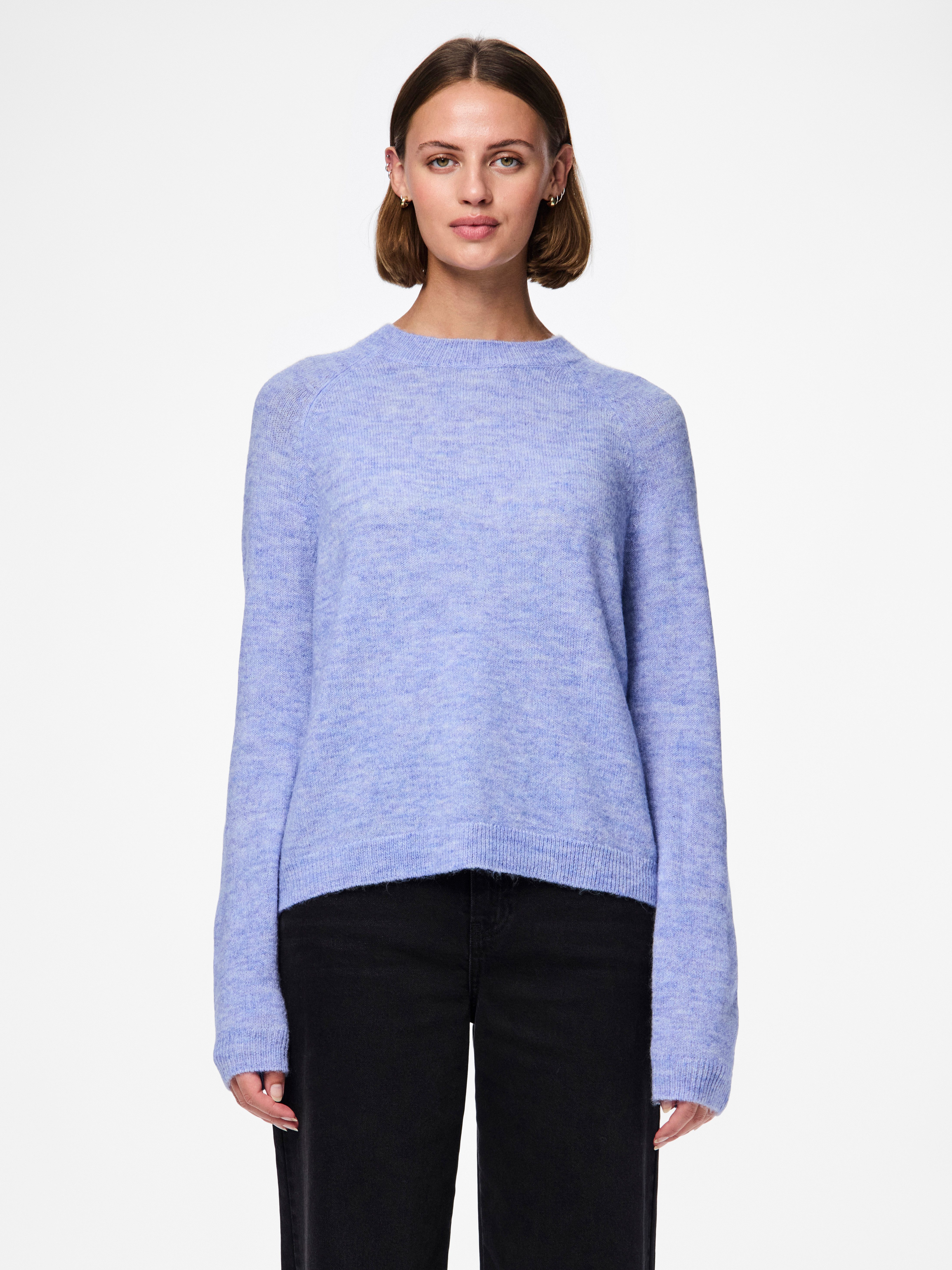 Pieces Gebreide trui PCJULIANA LS O-NECK KNIT NOOS BC