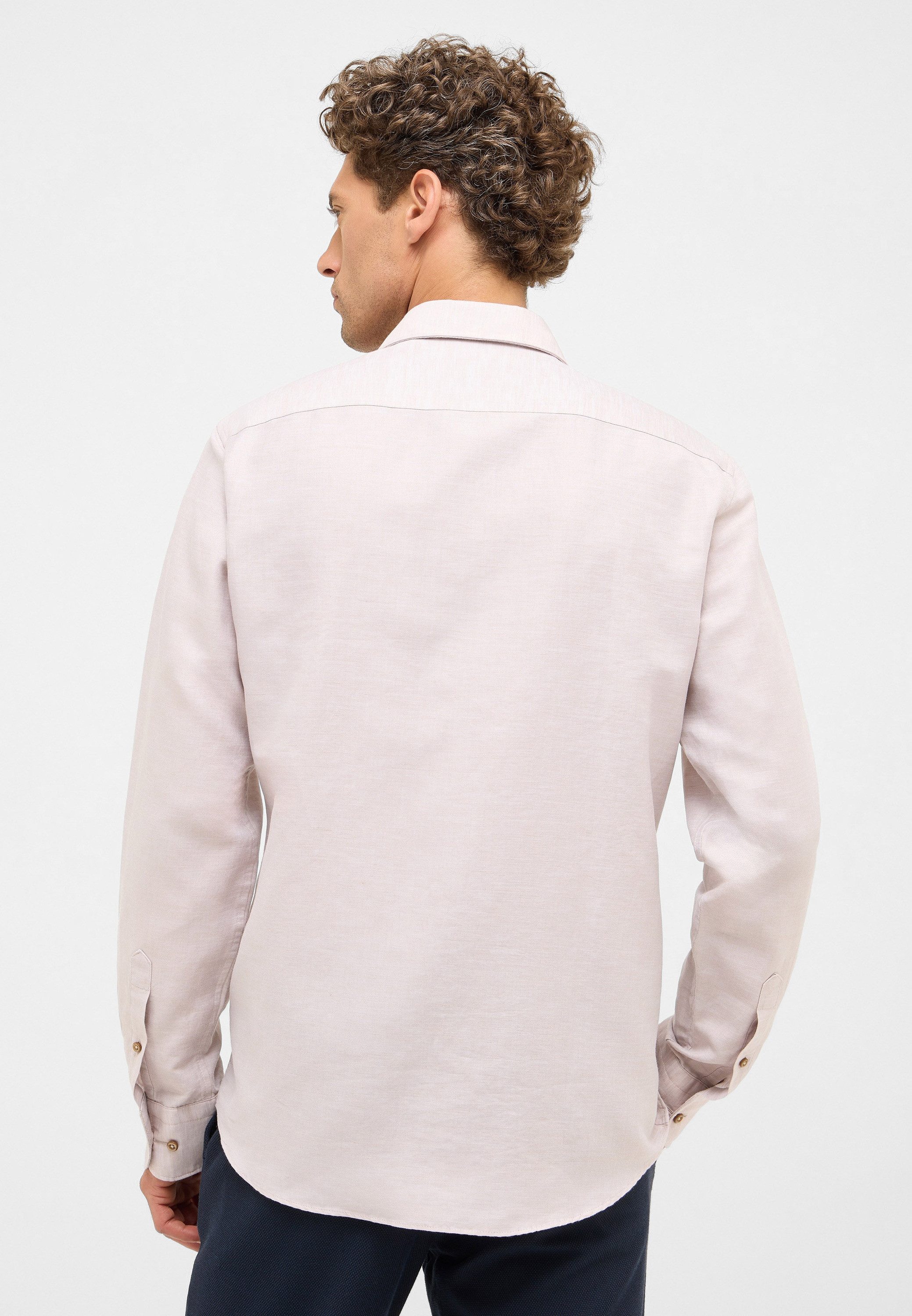 Eterna Overhemd met lange mouwen Slim fit EASY IRON (gemakkelijk te strijken)