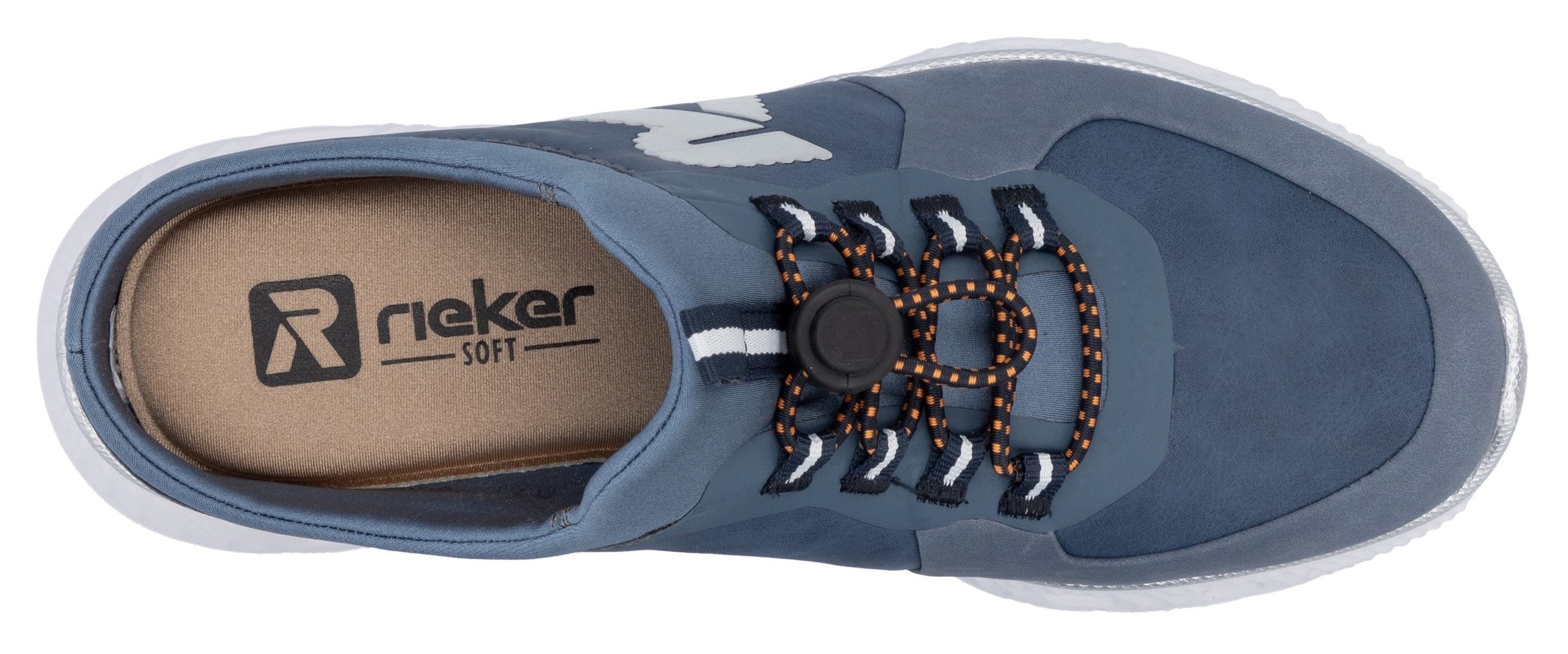 RIEKER Sport Clogs , instapschoen, sabotschoen, sneaker met aangebrachte snel sluiting