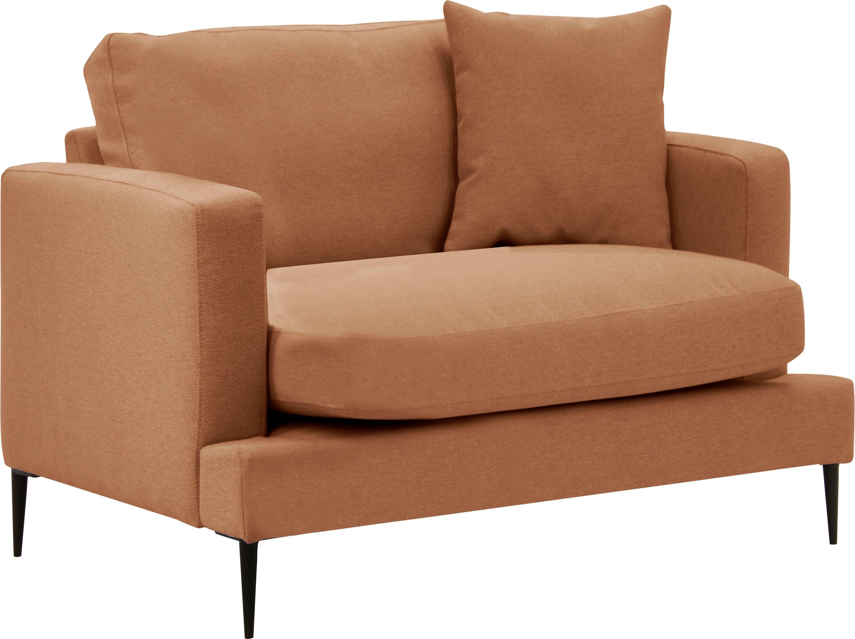 Leonique Fauteuil Cozy loungesstoel, designstoel, afmetingen B/D/H: 91/97/80 cm
