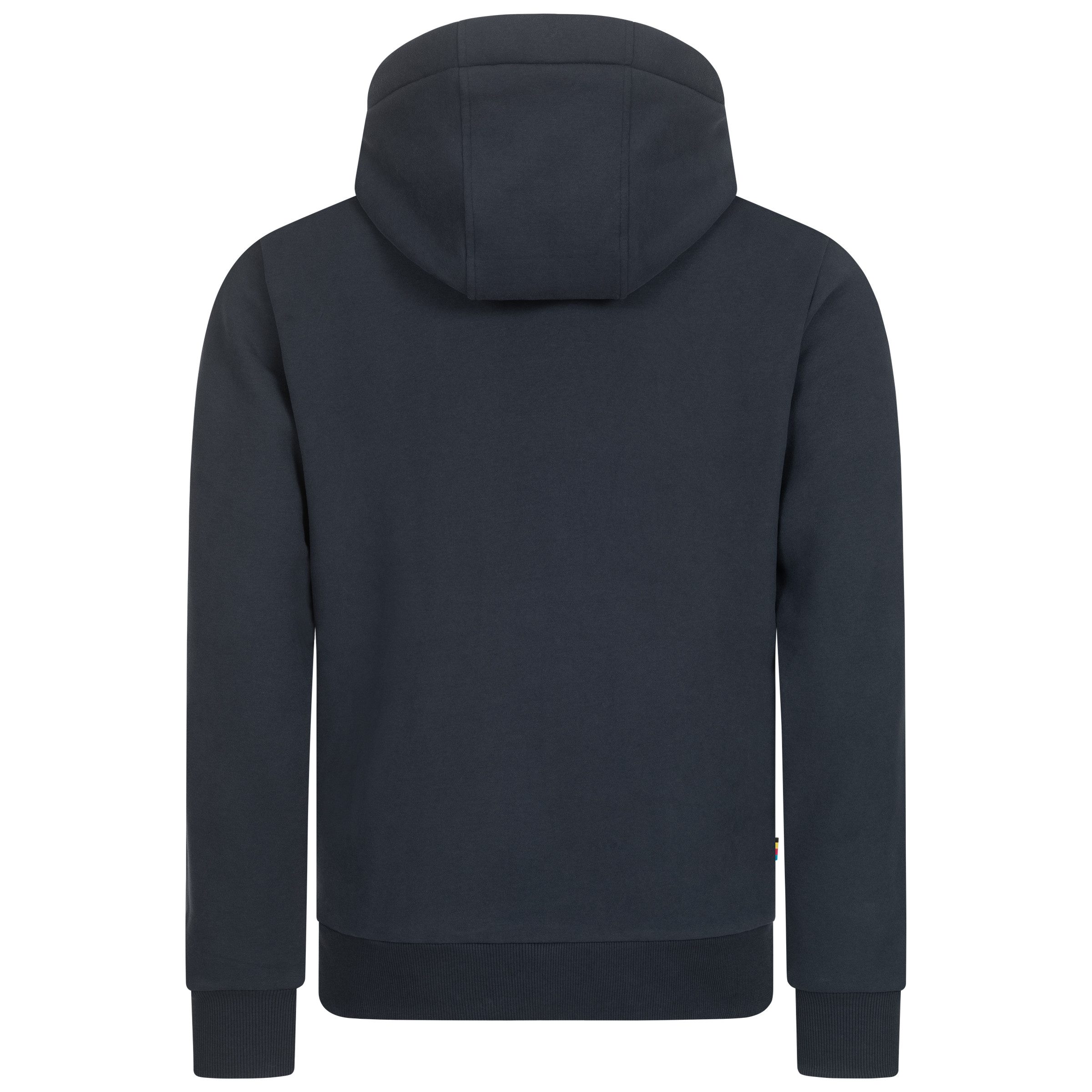 DEPROC Active Hoodie LinusCMYK II MANNEN zachte fleecejack met kangoeroezak