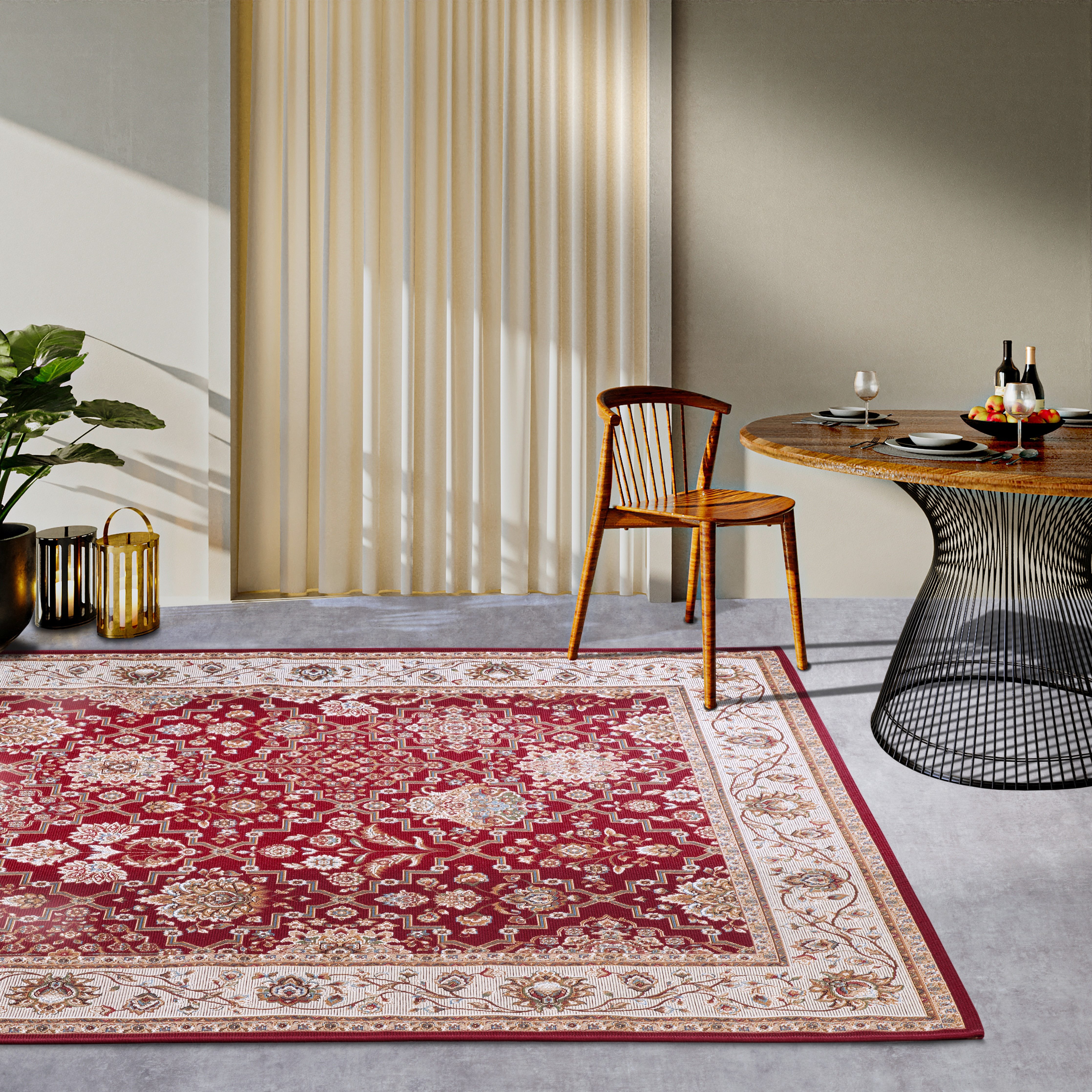 Villeroy & Boch Outdoorkleed Pierre Buiten, vlakweefsel, weerbestendig, balkon, tuin, klassiek, terras