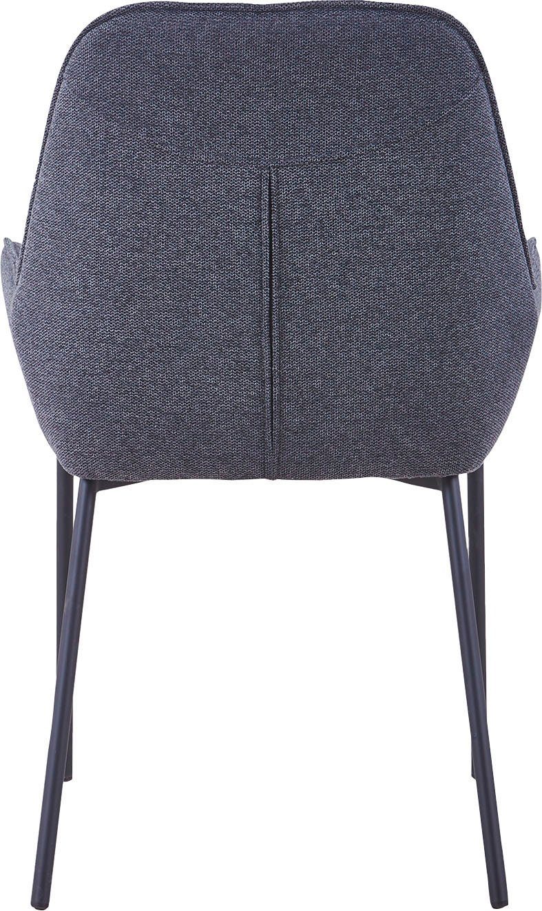 SalesFever Eetkamerstoel Bekleding van structuurstof (set, 2 stuks)