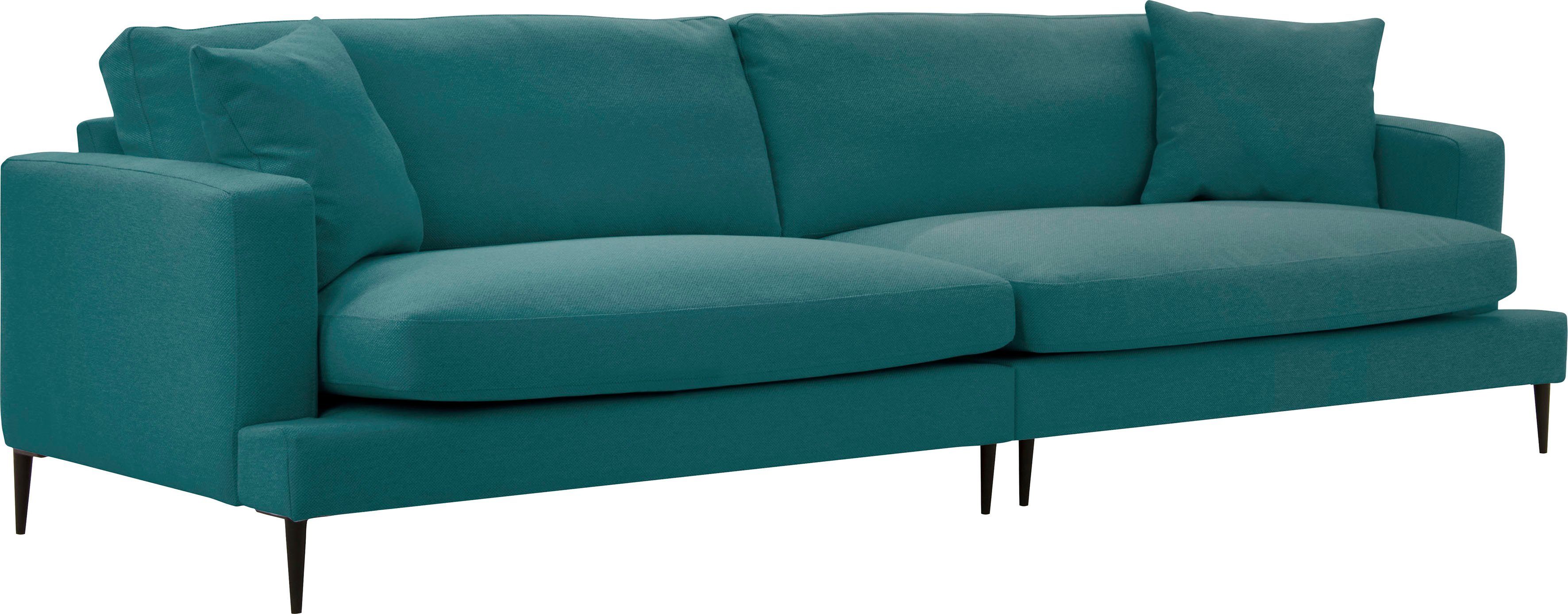 Leonique Megabank Cozy elegante designbank, afmetingen B/D/H: 252/97/80 cm