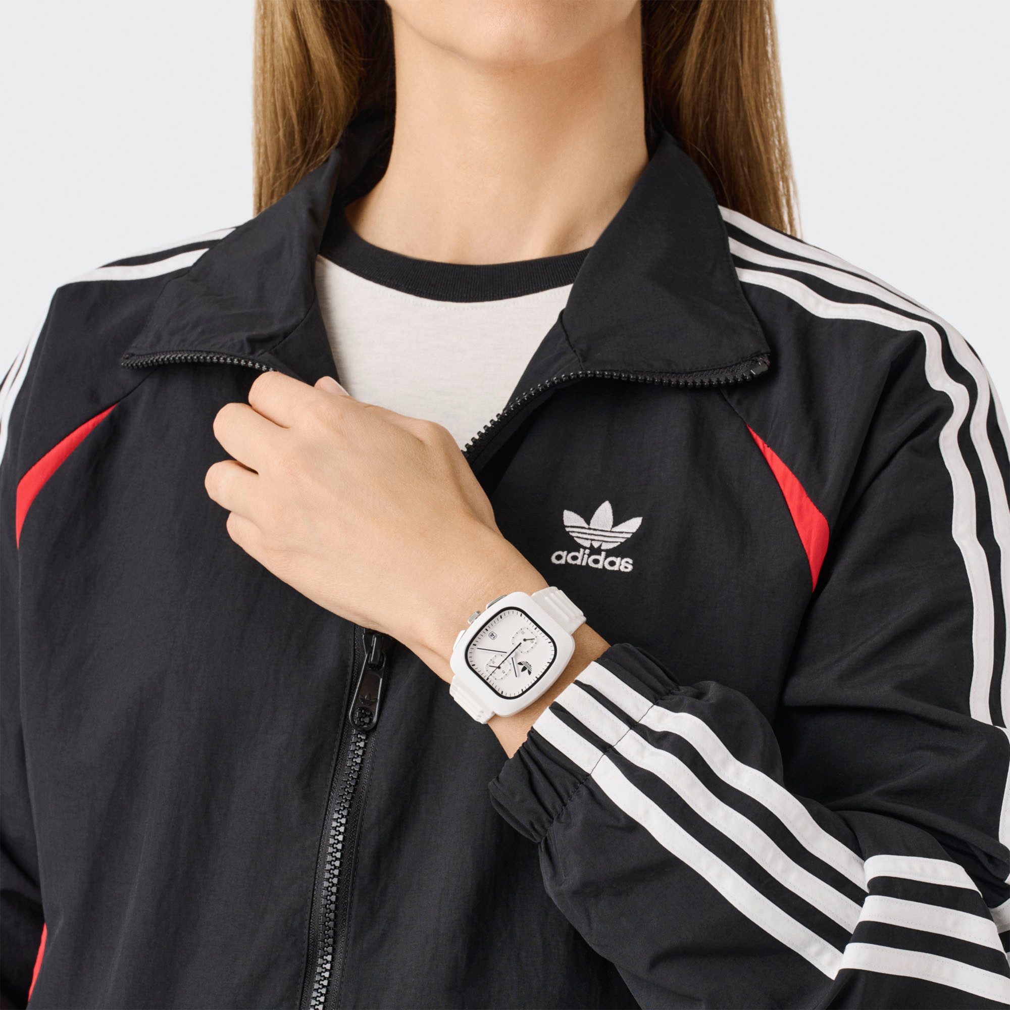 adidas Originals Chronograaf RETRO WAVE TWO CHRONO Quartzhorloge, horloge, herrenuur, damenuur, unisex, kunststof band