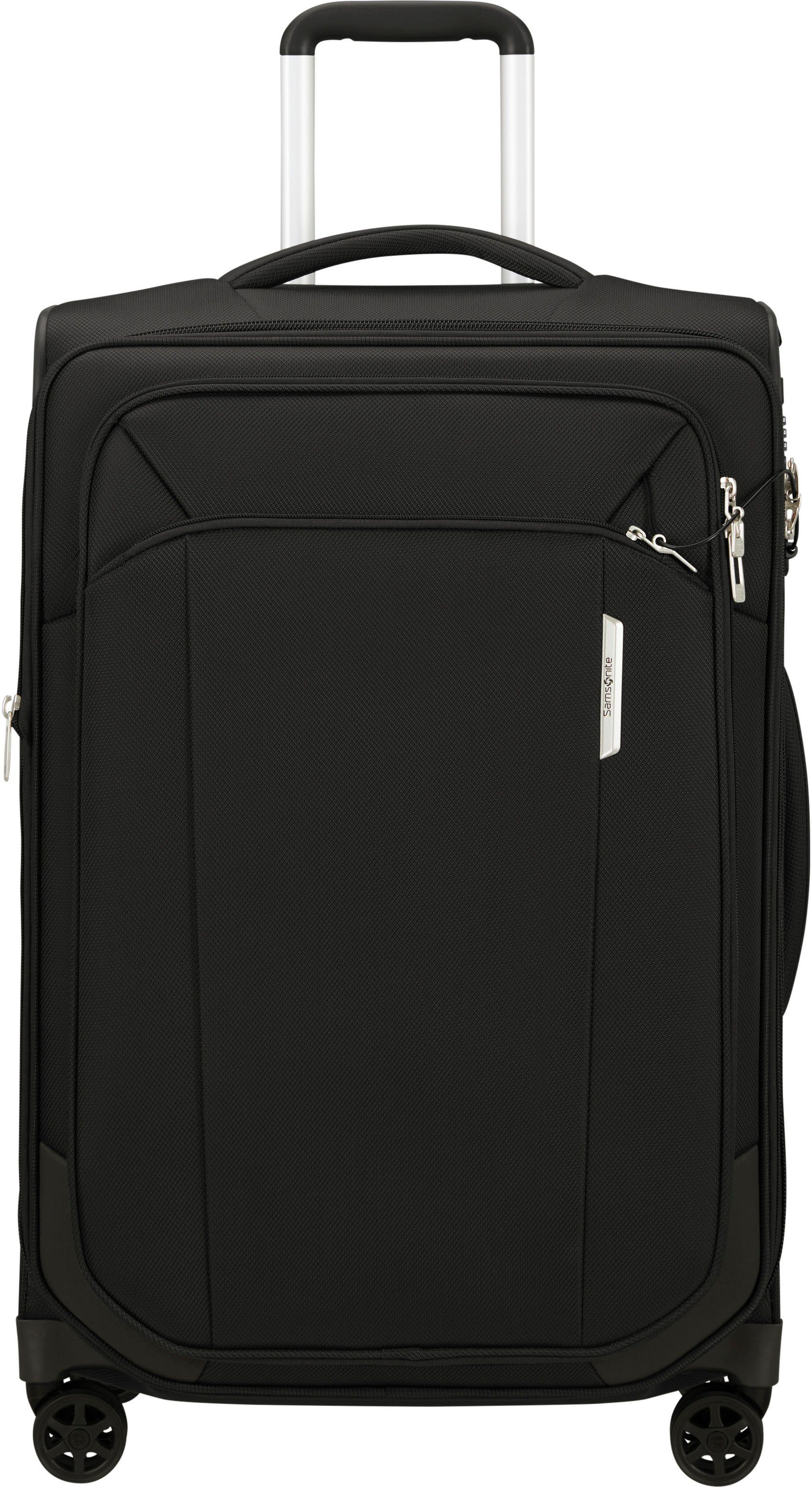 Samsonite Respark Spinner 67 Expandable ozone black Zachte koffer