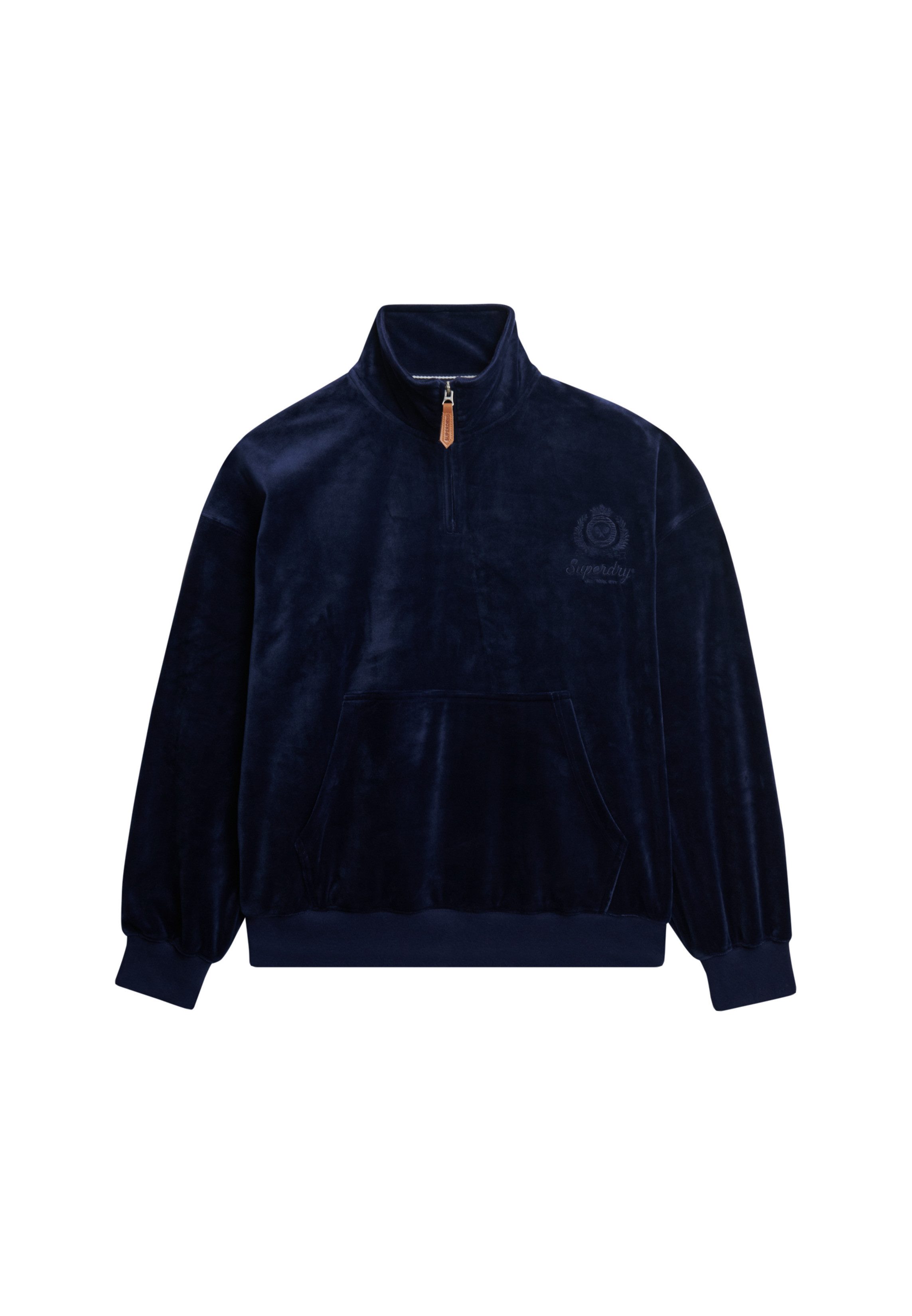 Superdry Sweatshirt COUNTRY CLUB VELOUR 1/4 ZIP