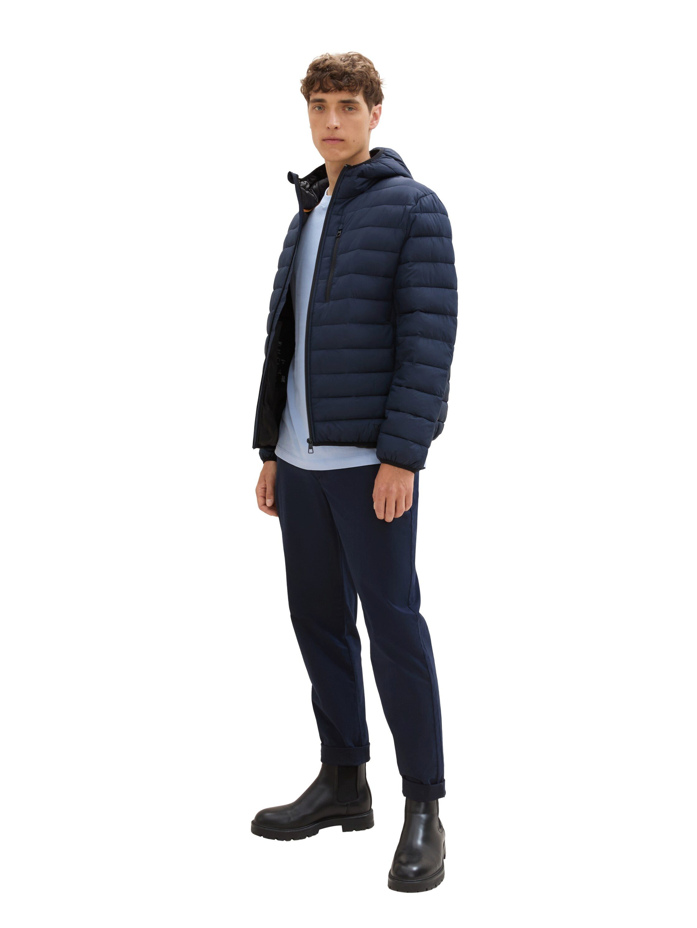 Tom Tailor Denim Gewatteerde jas met een capuchon