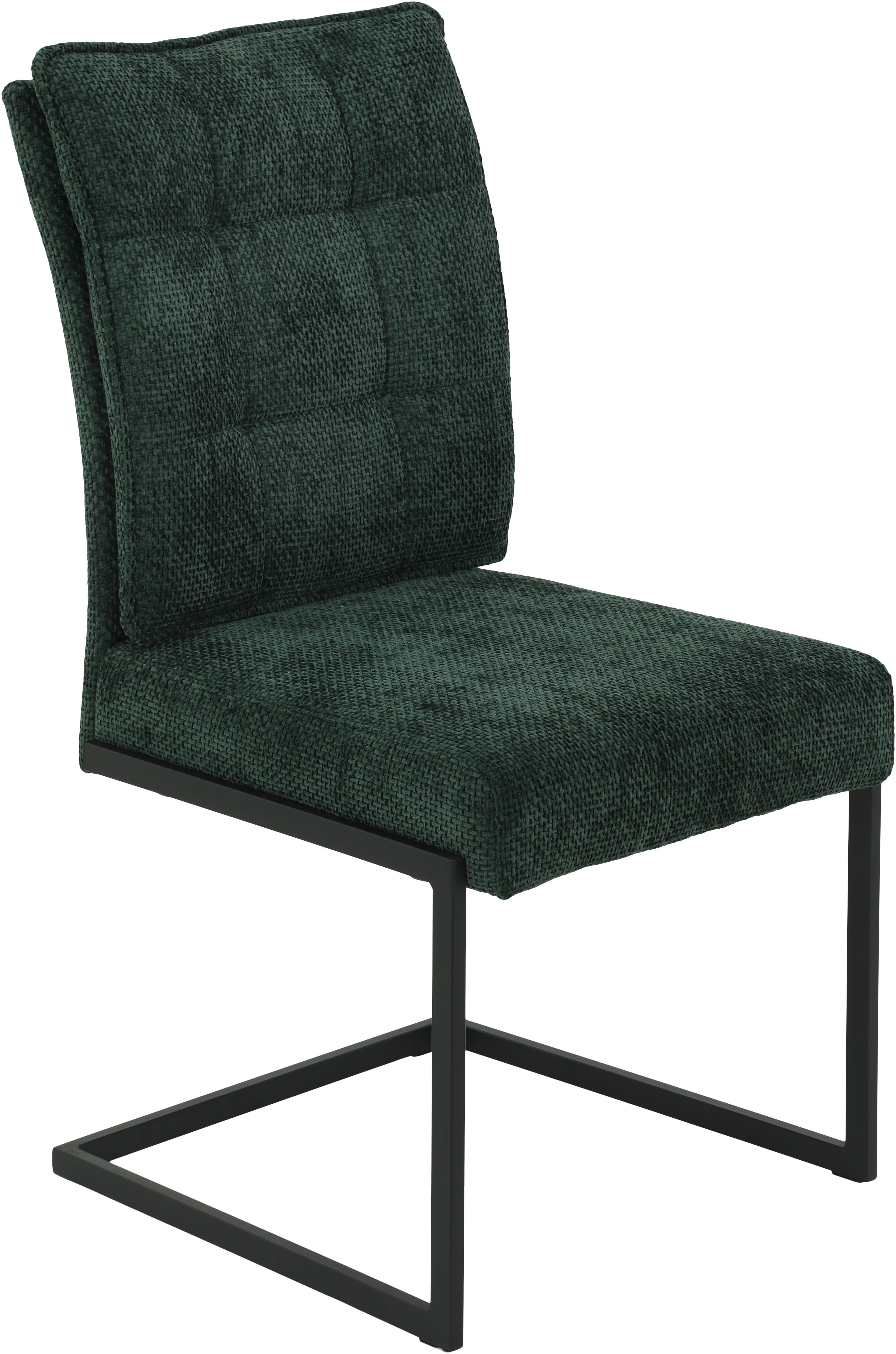 HELA Vrijdragende stoel OLIVIA eetkamerstoel XL-breedte, comfortzit, visco-elastisch schuim, greep rugleuning, met kussen (set, 2 stuks)