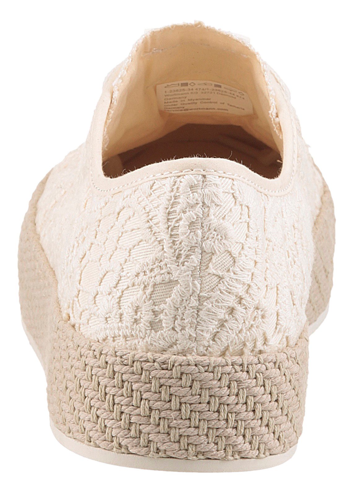 Tamaris Plateausneakers , freizeitschoen, lage schoen, veterschoen met haakapplicatie