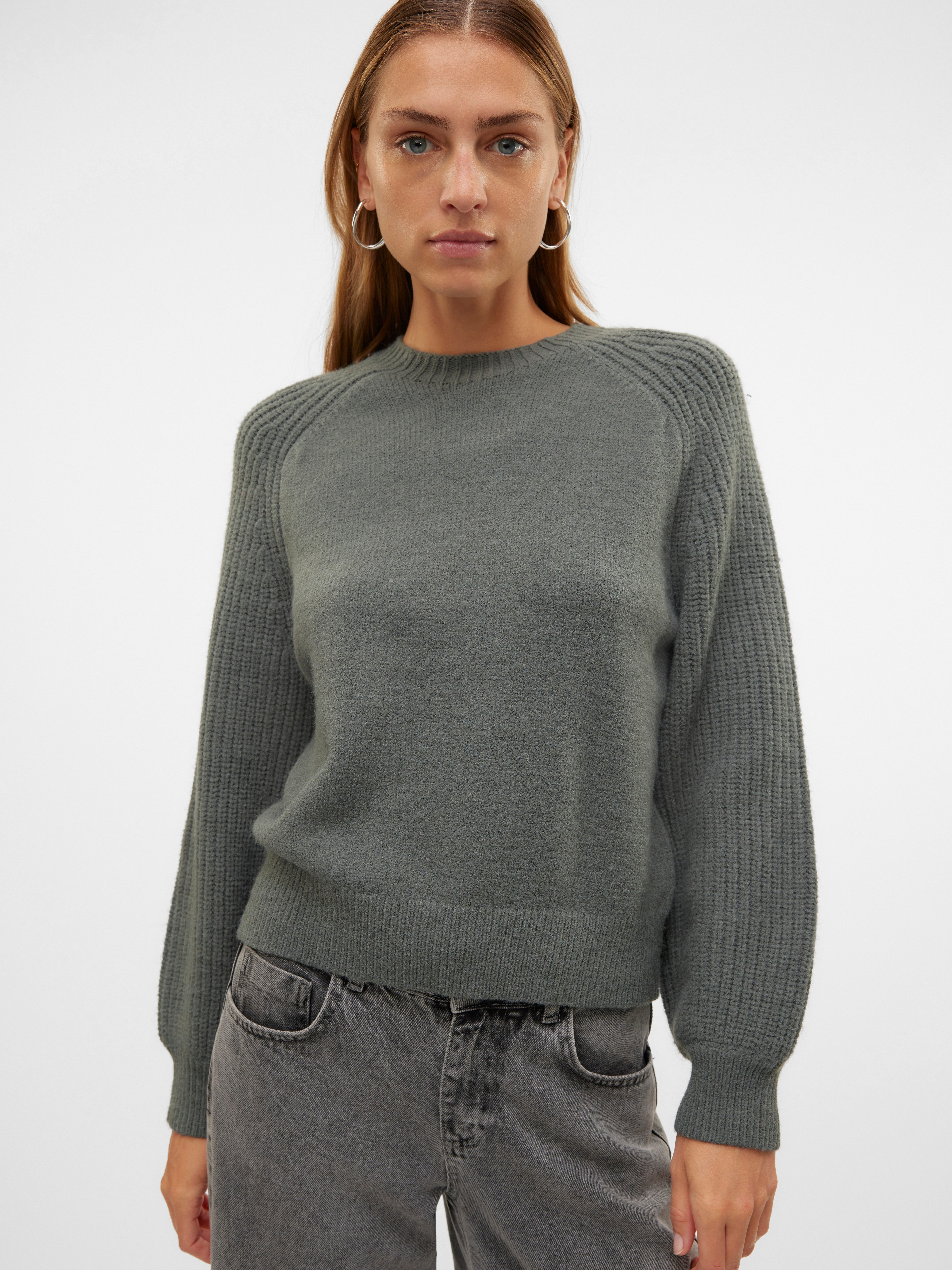 Vero Moda Trui met ronde hals VMENYA LS O-NECK PULLOVER BOO