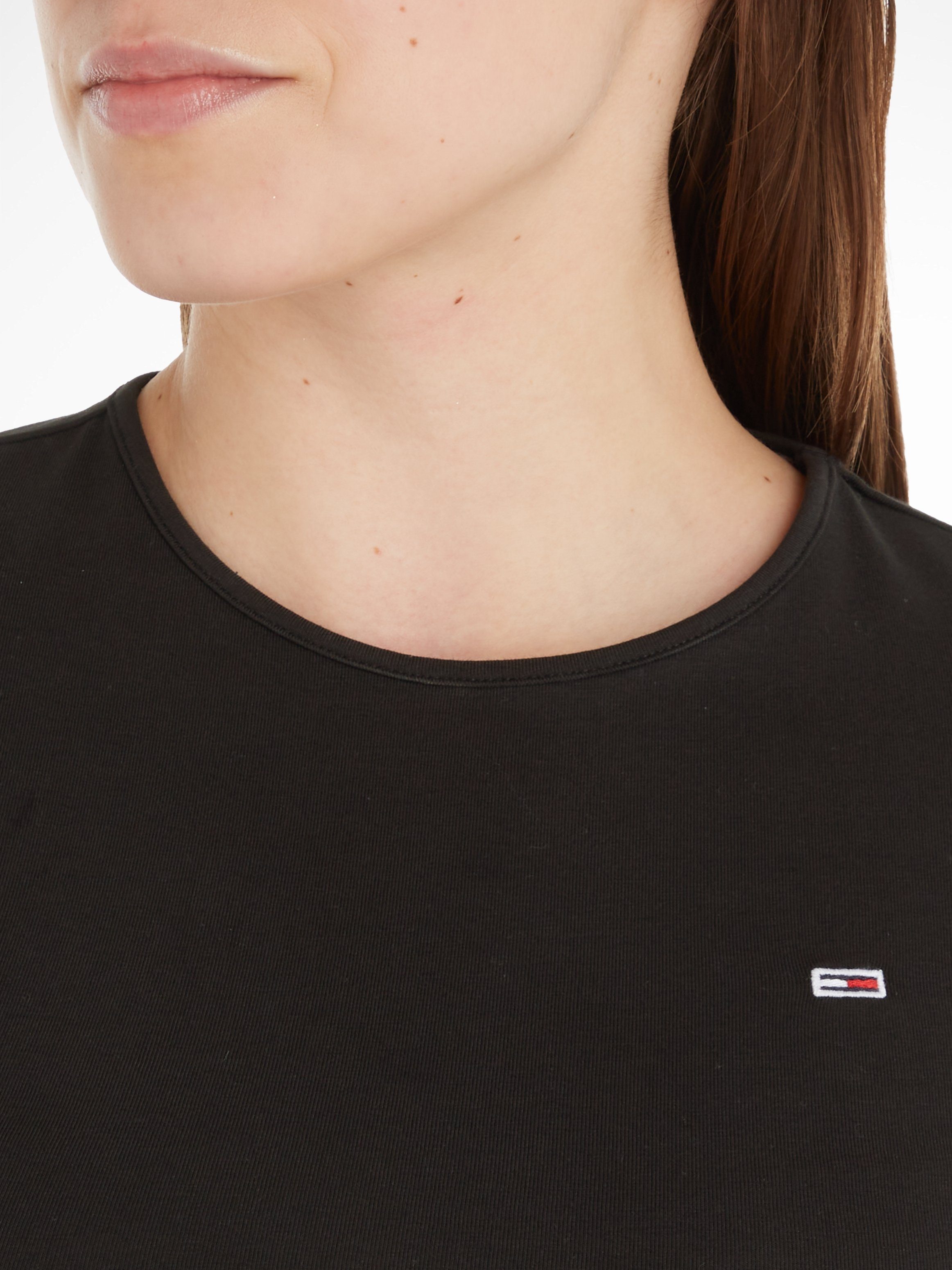 TOMMY JEANS Shirt met lange mouwen TJW TIE WRAP TOP met tommy jeans-merklabel