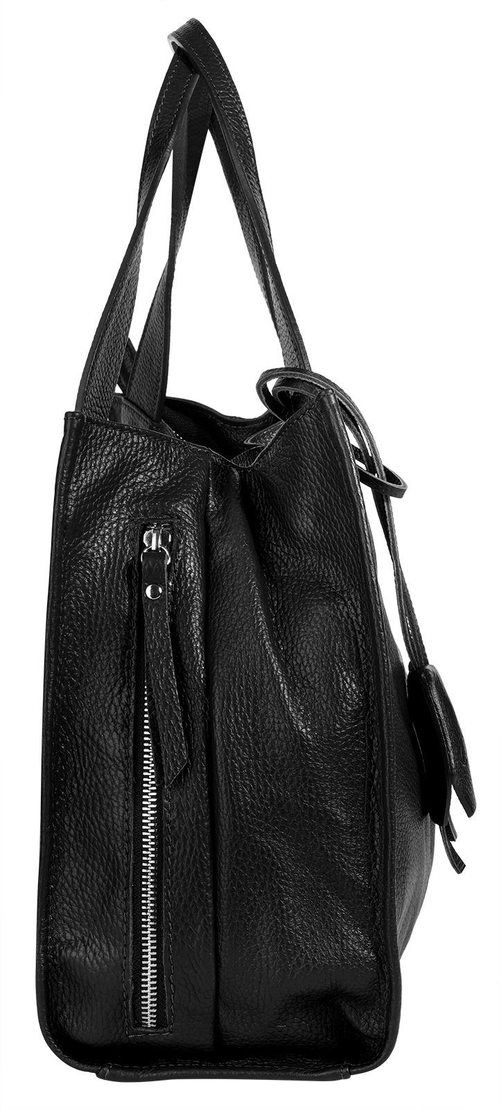 Cluty Shopper echt leer, made in italy