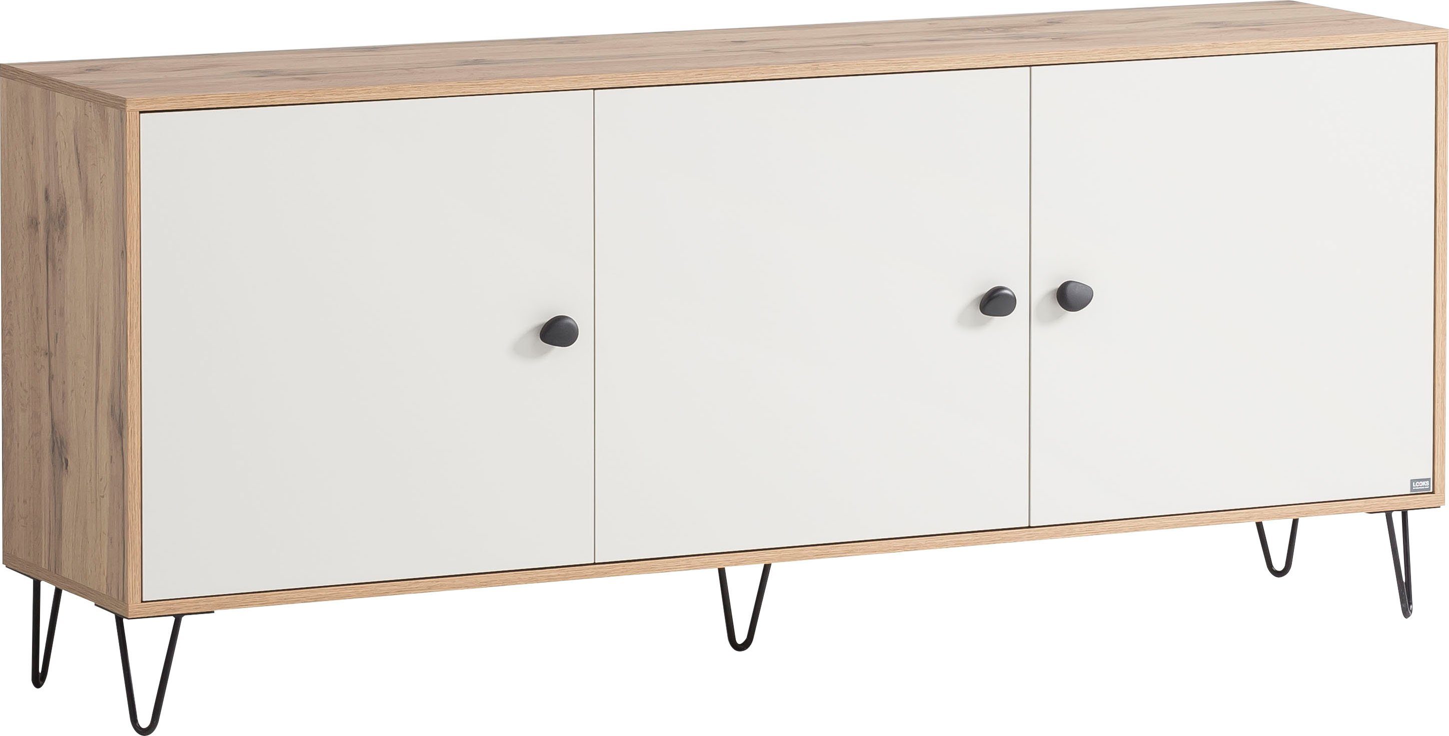 LOOKS BY WOLFGANG JOOP Tv-meubel Looks Organic Met hoogwaardig metalen beslag en soft-closescharnieren