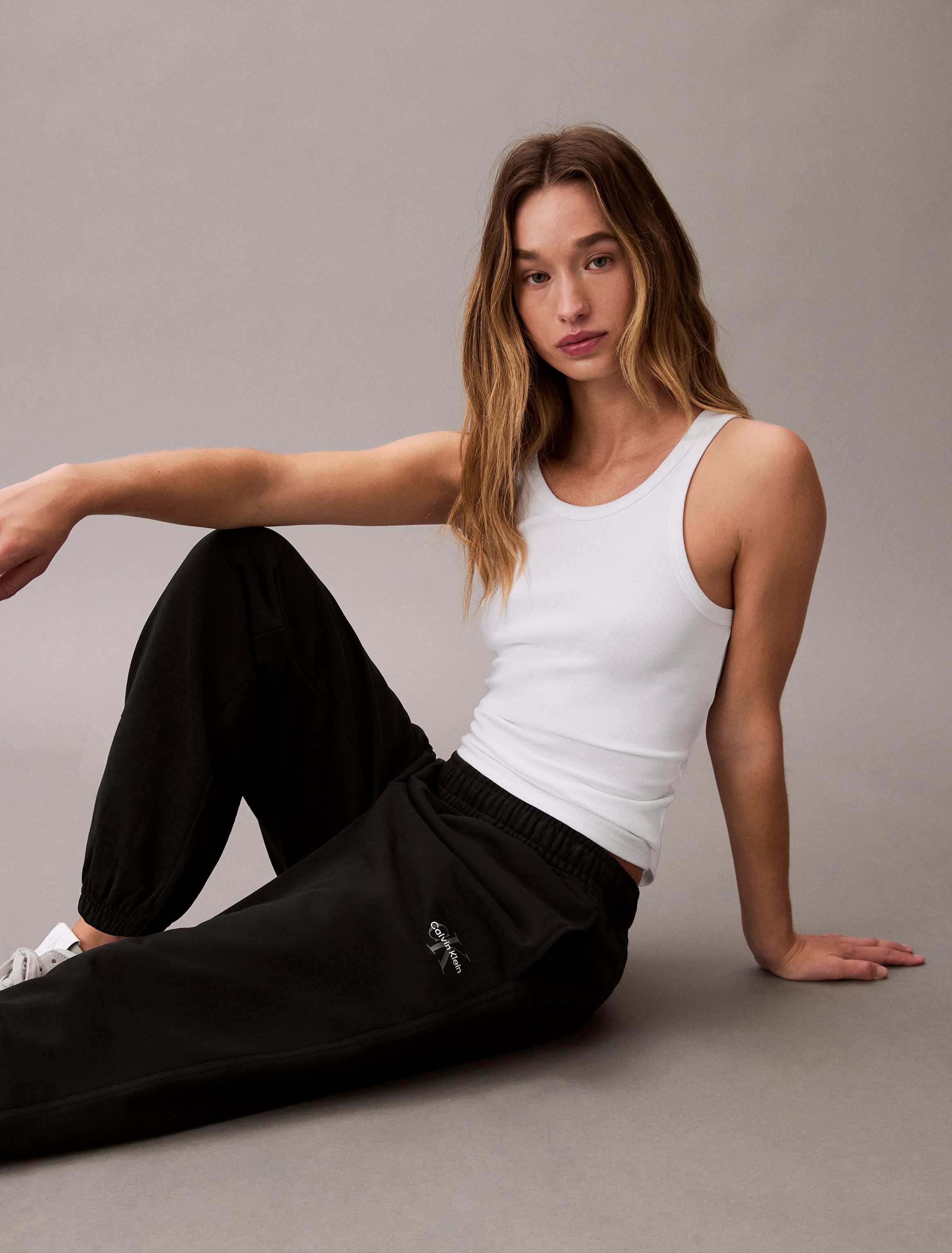 Calvin Klein Sweatbroek MONOLOGO FRENCH TERRY JOGGER