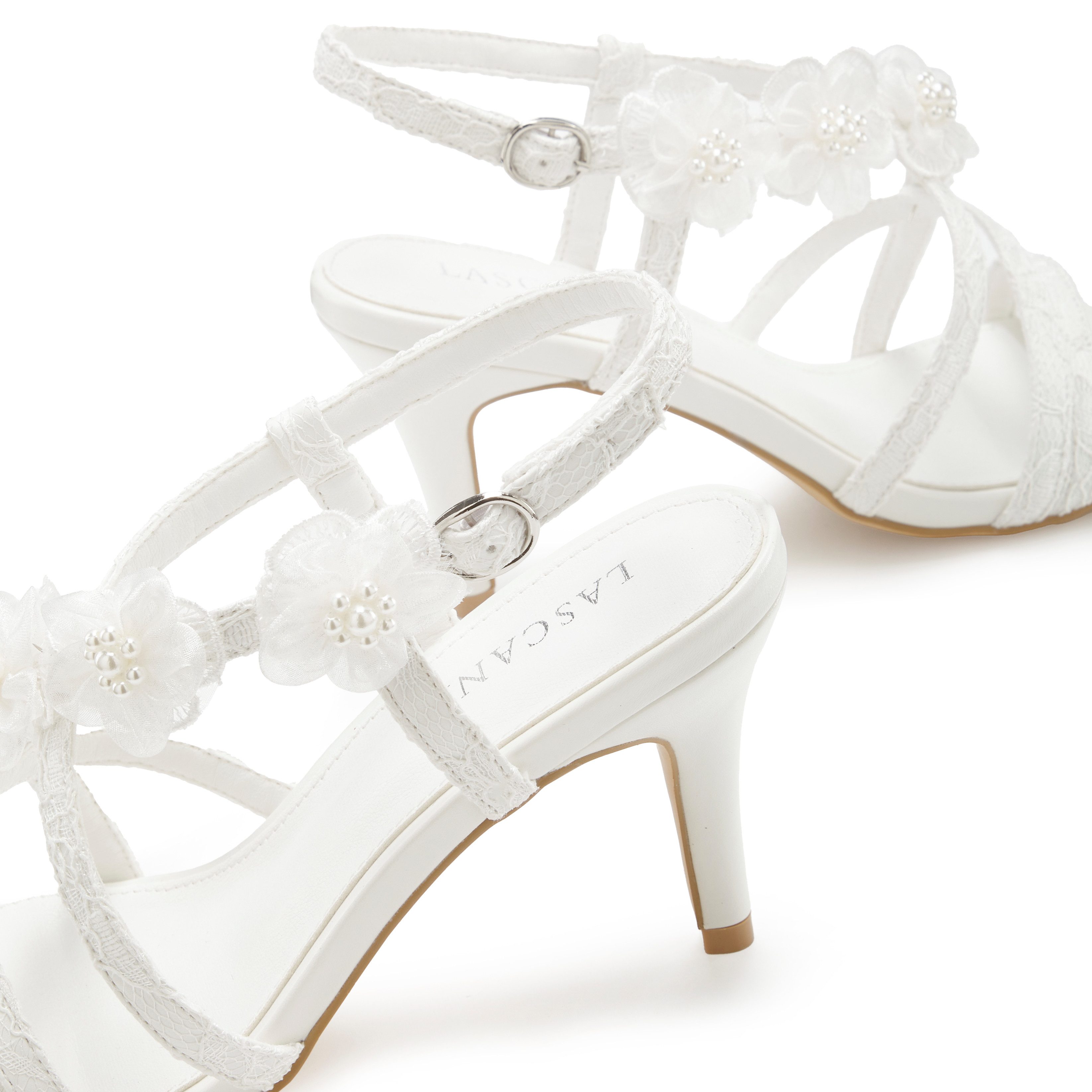 Lascana Highheel sandaaltjes Zomerschoen , romantische sandaal