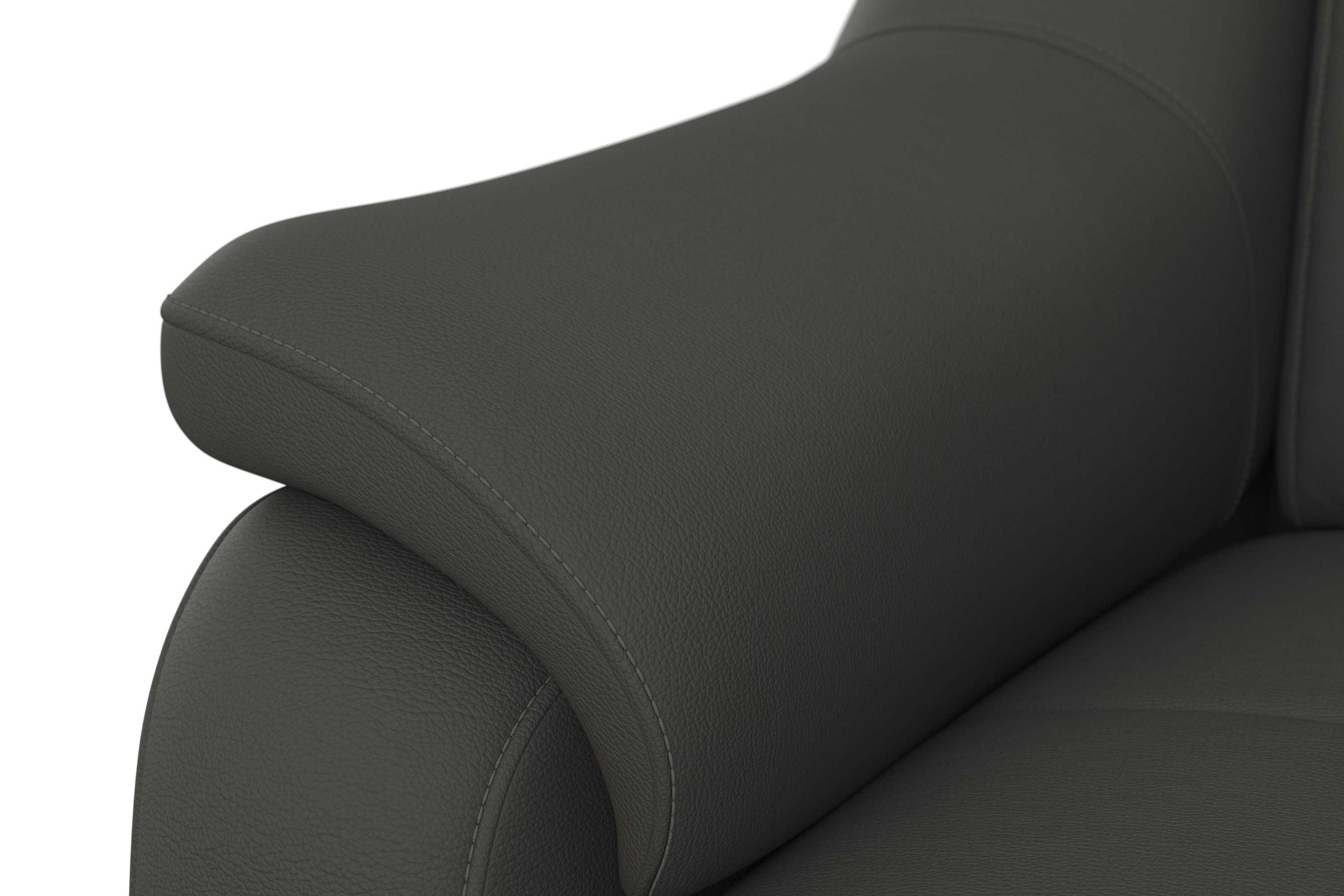 sit&more Hoekbank Freetown L-vorm met verstelbare hoofdsteun en comfortabele binnenvering