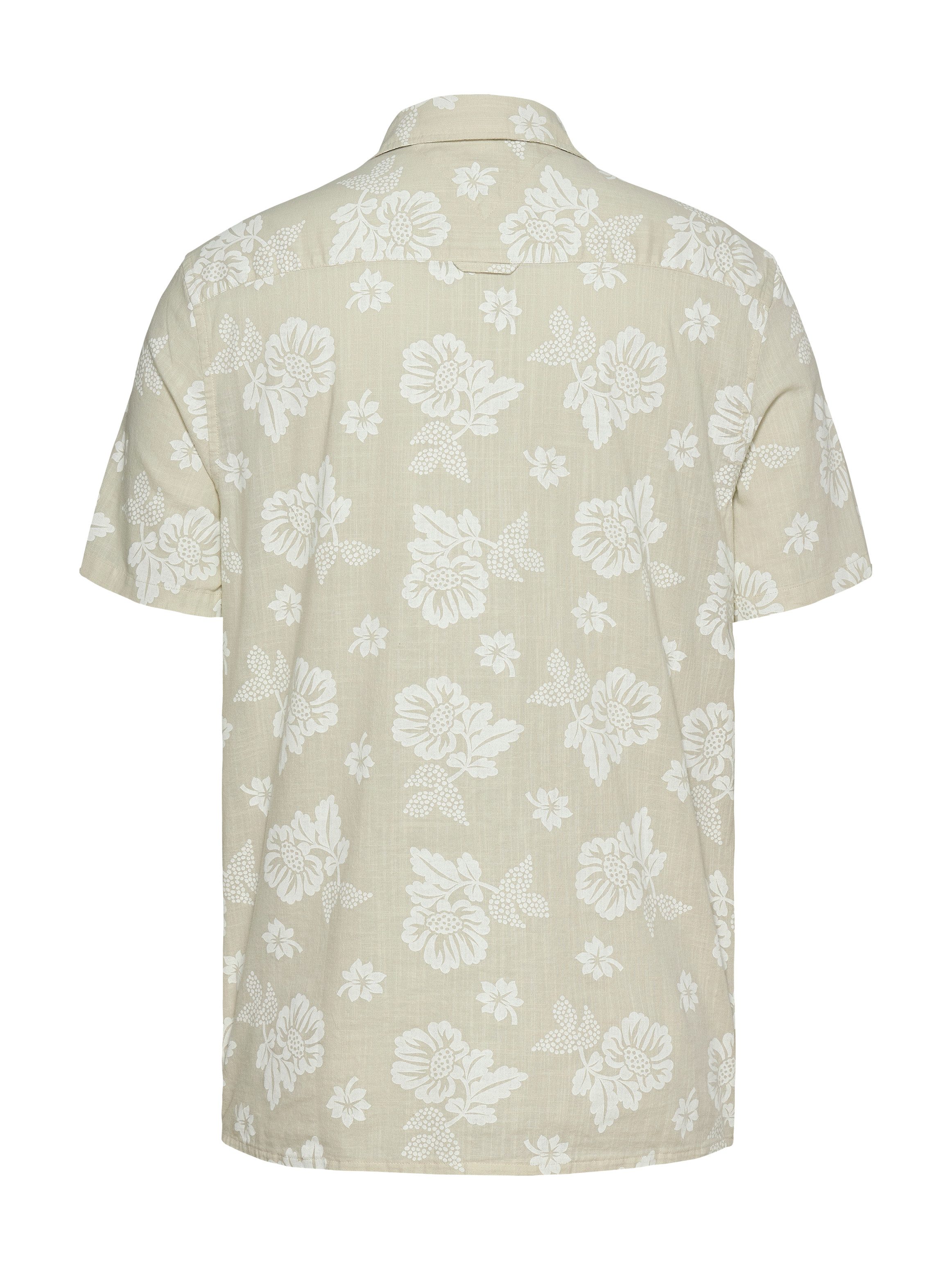 TOMMY JEANS Overhemd met korte mouwen TJM REG SLUB AOP SS SHIRT EXT
