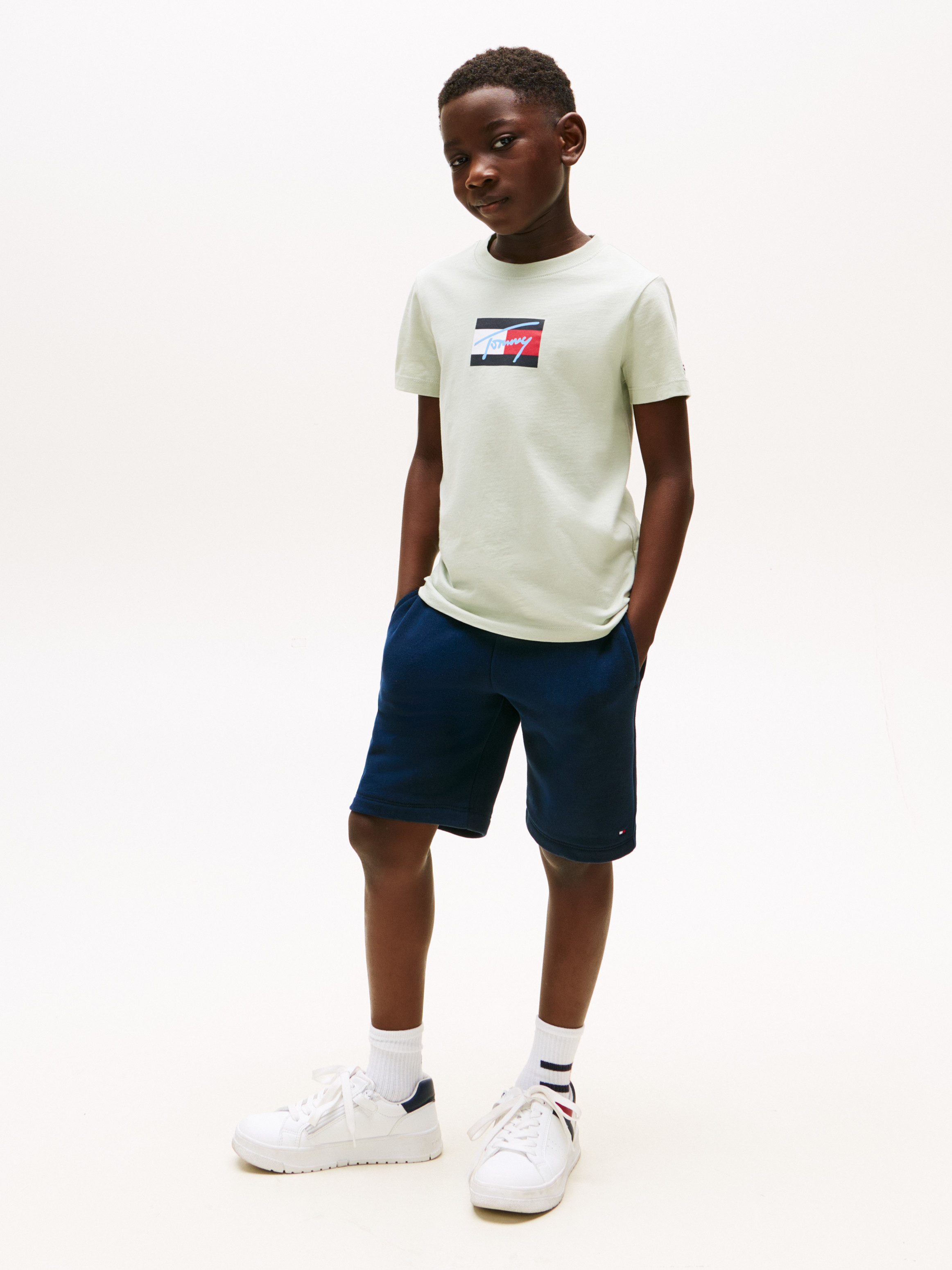 Tommy Hilfiger T-shirt TOMMY SCRIPT FLAG PRINT TEE SS