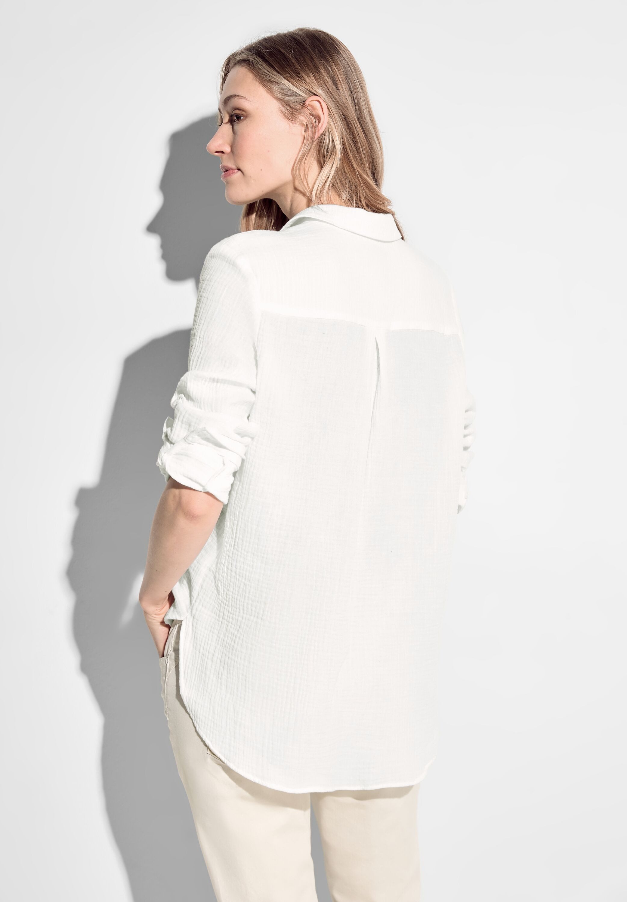 Cecil Klassieke blouse met borstzak