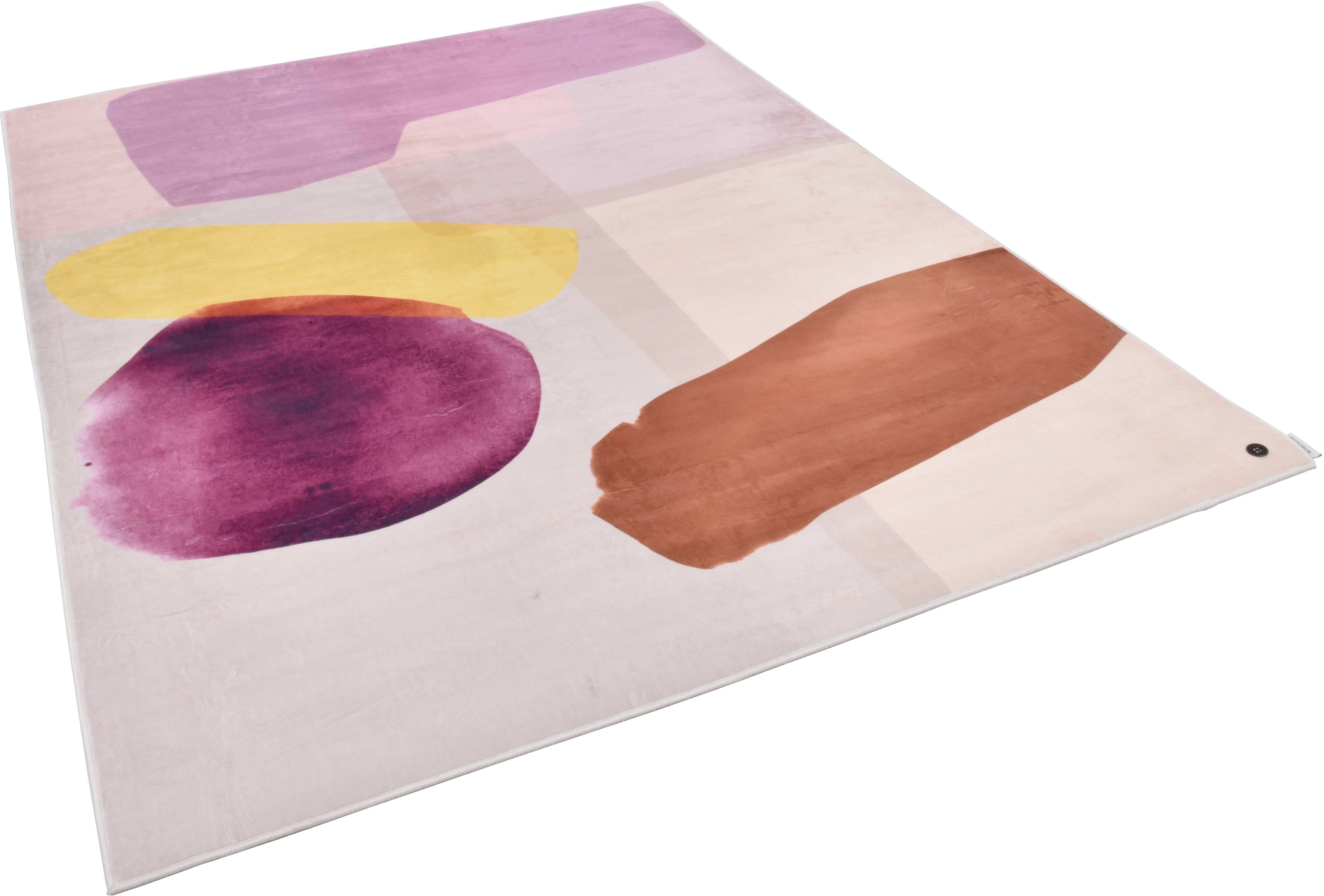 TOM TAILOR HOME Vloerkleed Shapes - THREE Korte pool, gedessineerd, modern design