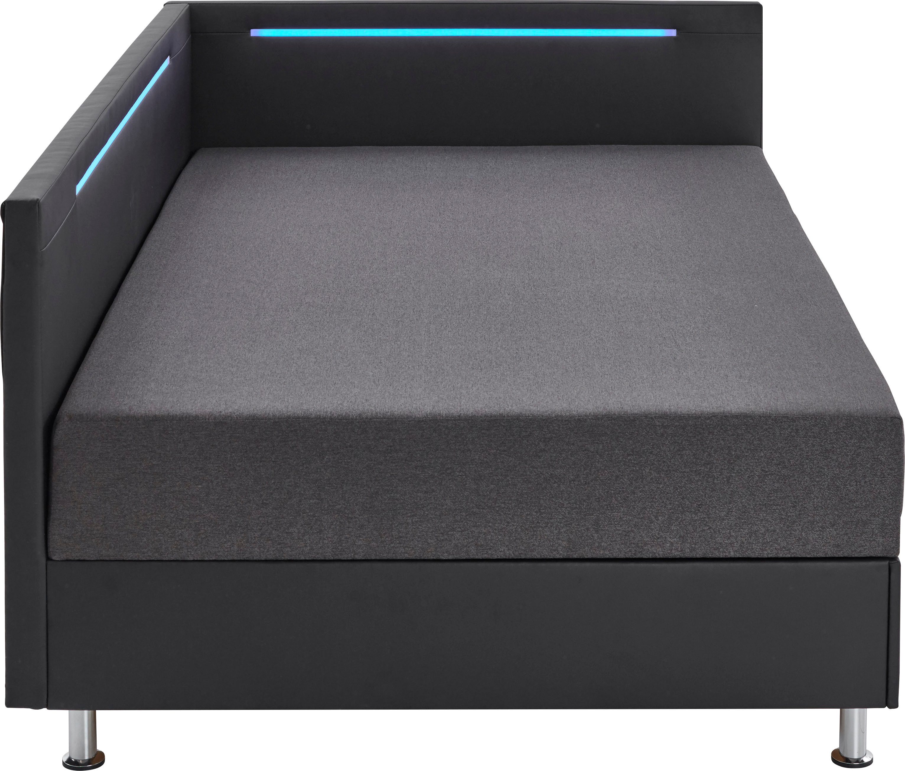 meise.möbel Bed Laser met led-verlichting, incl. matras en bedlade