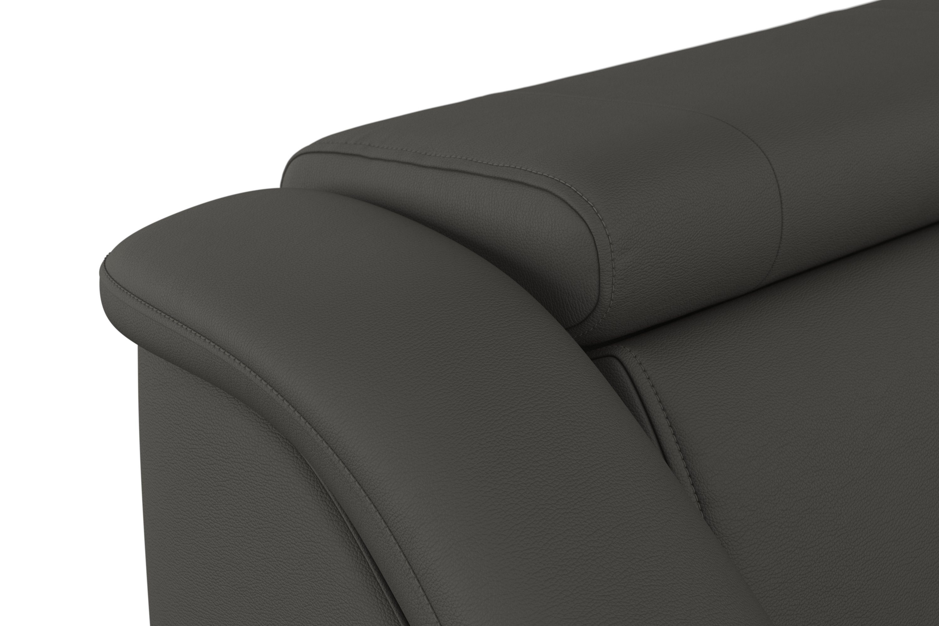 sit&more Hoekbank Freetown L-vorm met verstelbare hoofdsteun en comfortabele binnenvering