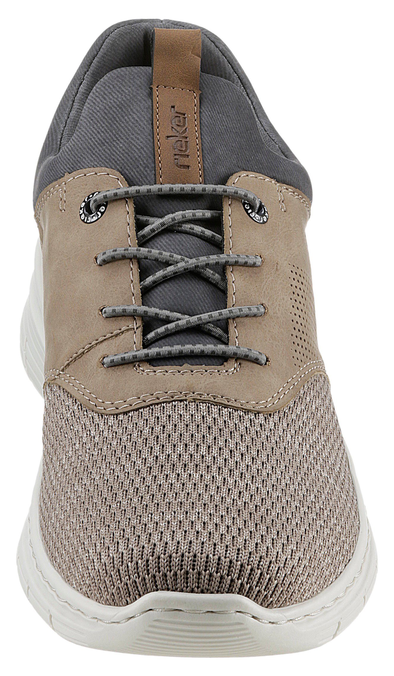 Rieker Slip-on sneakers instapschoen, vrijetijdsschoen, lage schoen, met lichte loopzool