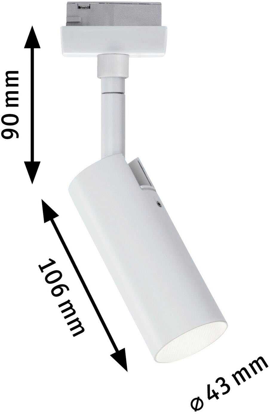 Paulmann Railsysteem-lampen URail Spot Tubo 1x4W 4000K 230V (1-delig)