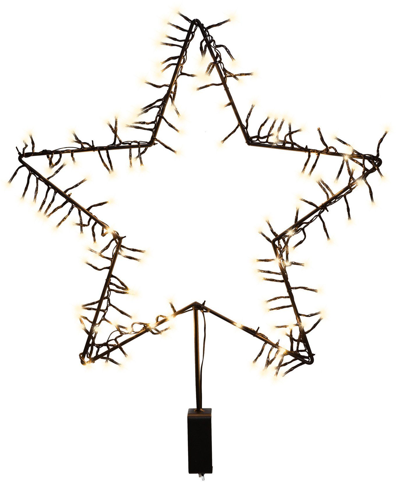 Creativ light Sierster Met LED verlichting kerstster, kerstdecoratie
