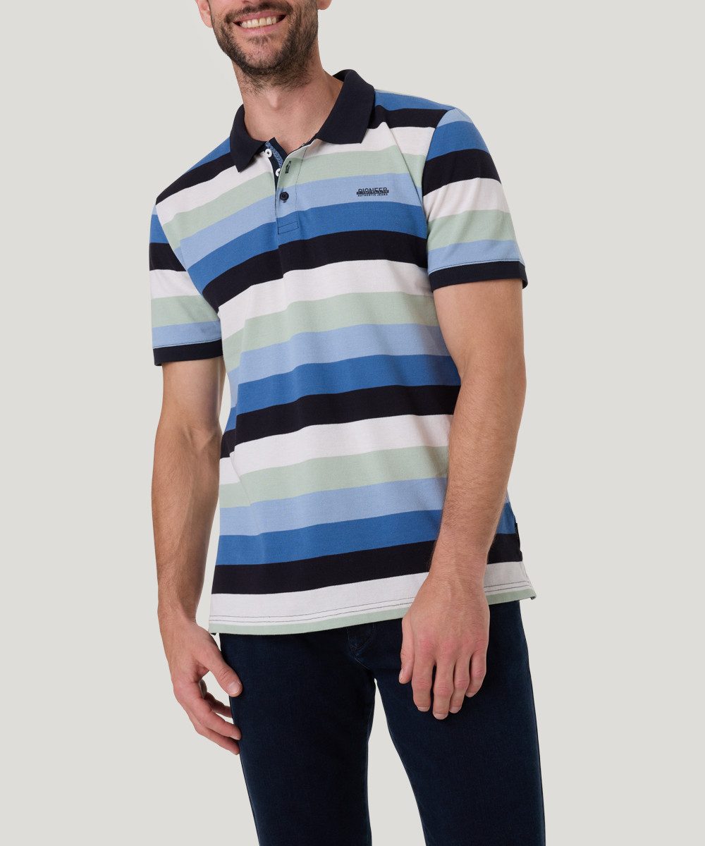 Pioneer Authentic Jeans Poloshirt met gestreept patroon
