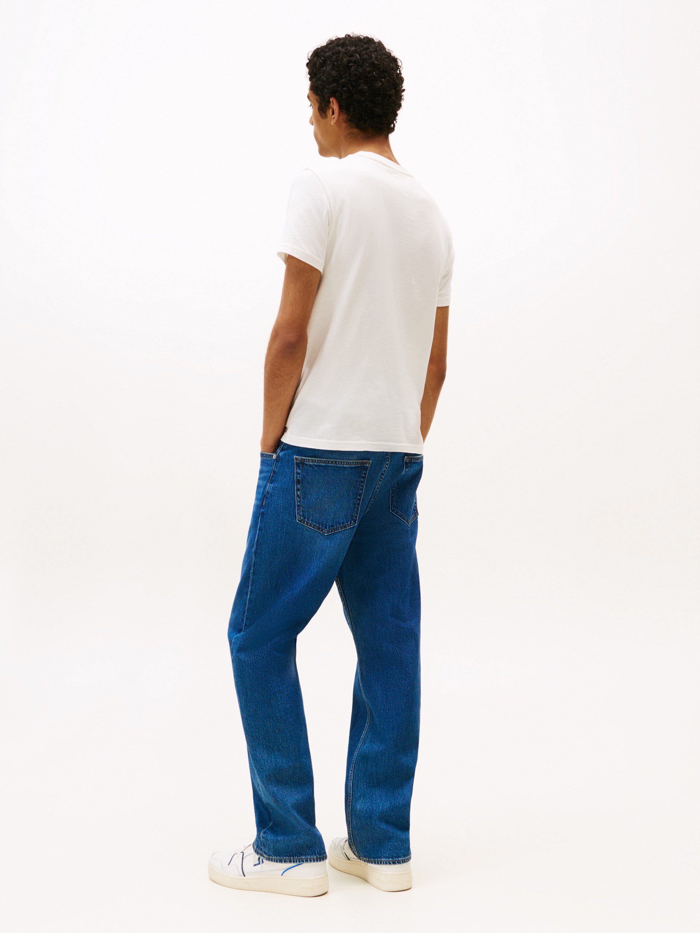TOMMY JEANS Shirt met ronde hals TJM XSLIM 2PACK JERSEY TEE EXT (Set van 2)