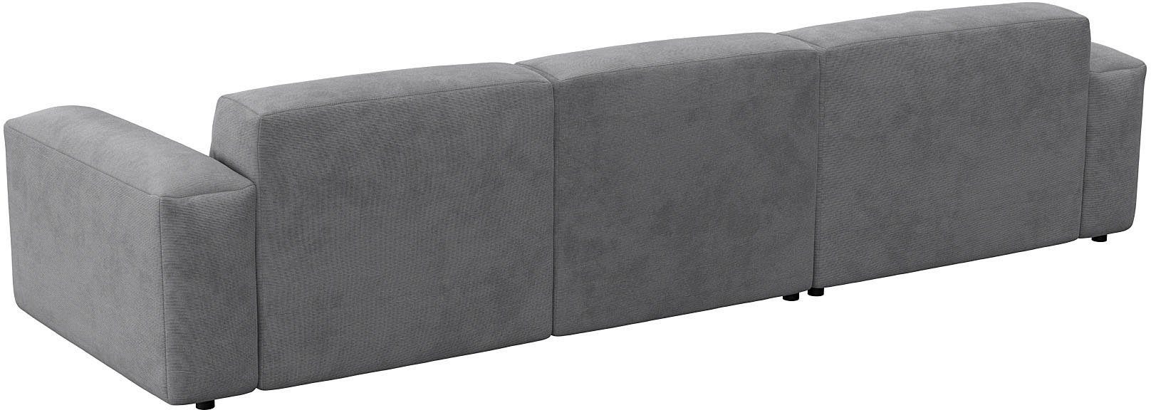FLEXLUX Hoekbank Lucera comfortabel en comfortabel door hoogwaardige zitconstructie, L-vorm