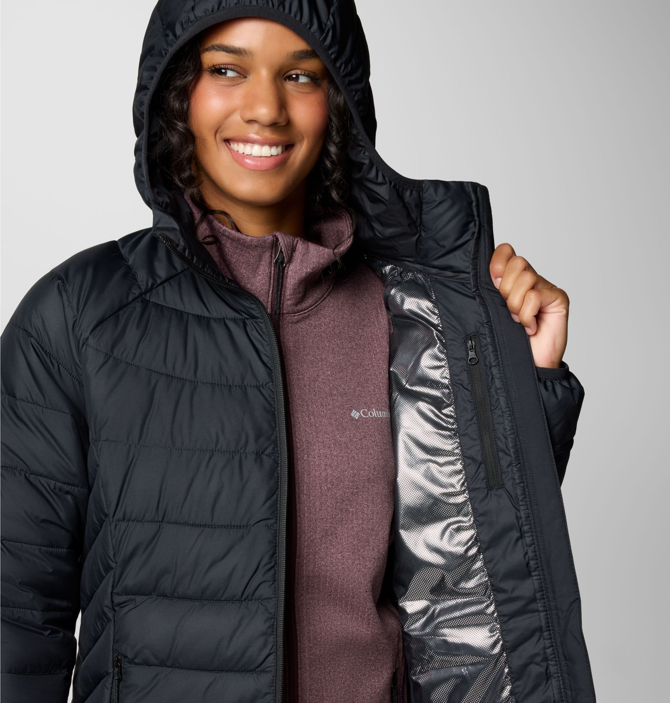 Columbia Gewatteerde jas POWDER LITE II MID JACKET (1-delig)