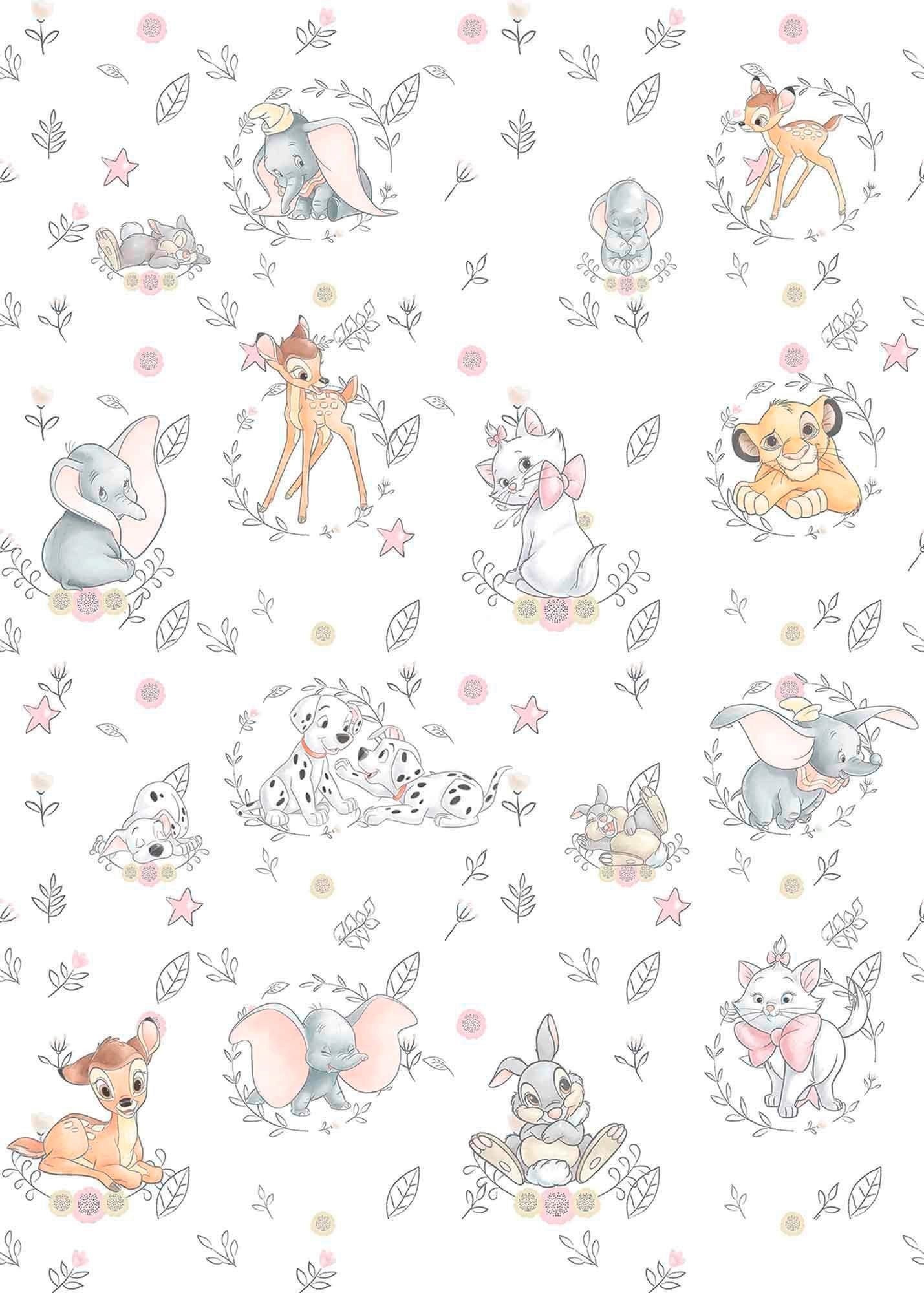 Komar Vliesbehang Digitale print vlies - Best of Friends - Afmeting 200 x 280 cm