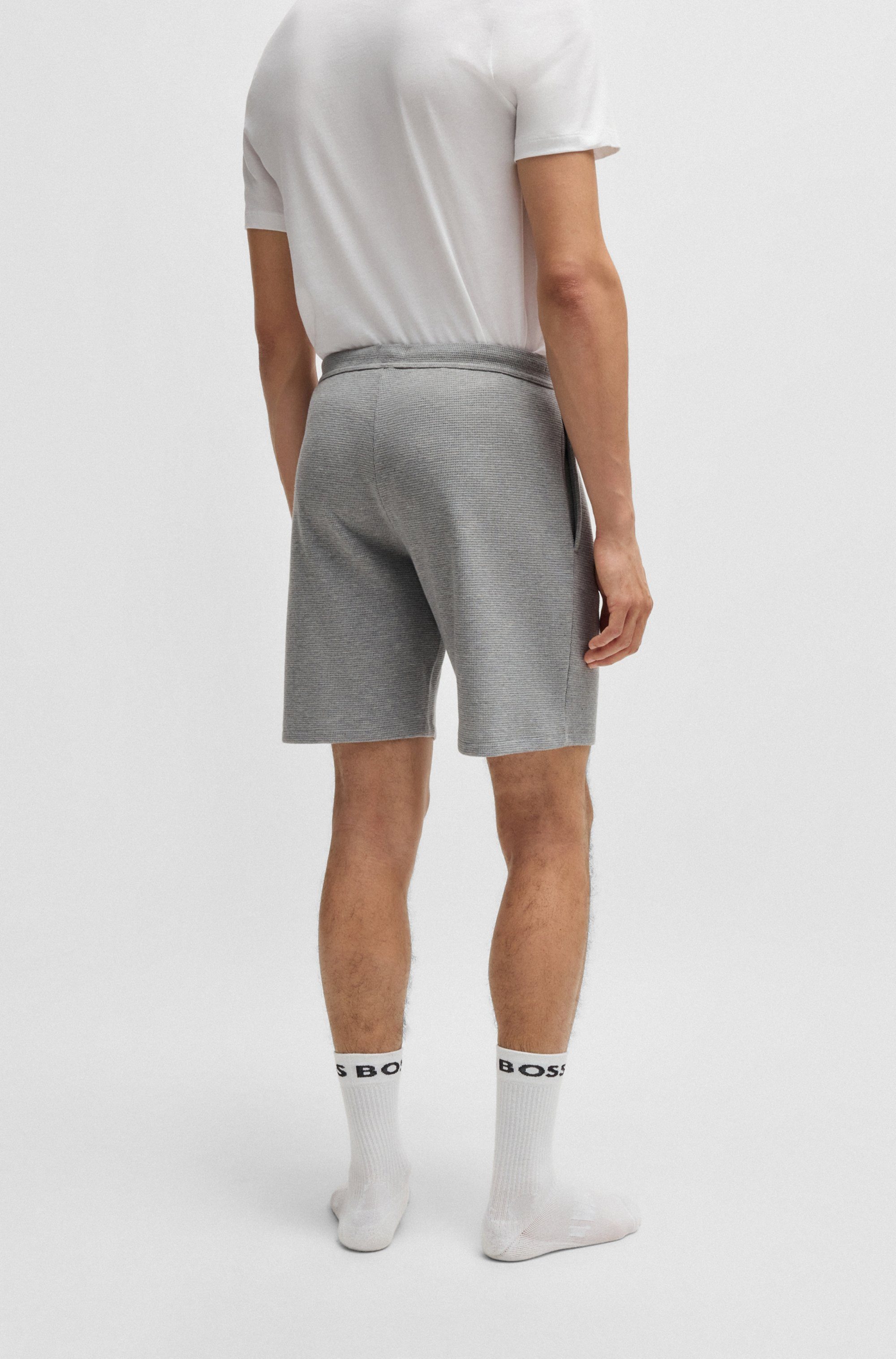 BOSS Pyjamashort Waffle Shorts