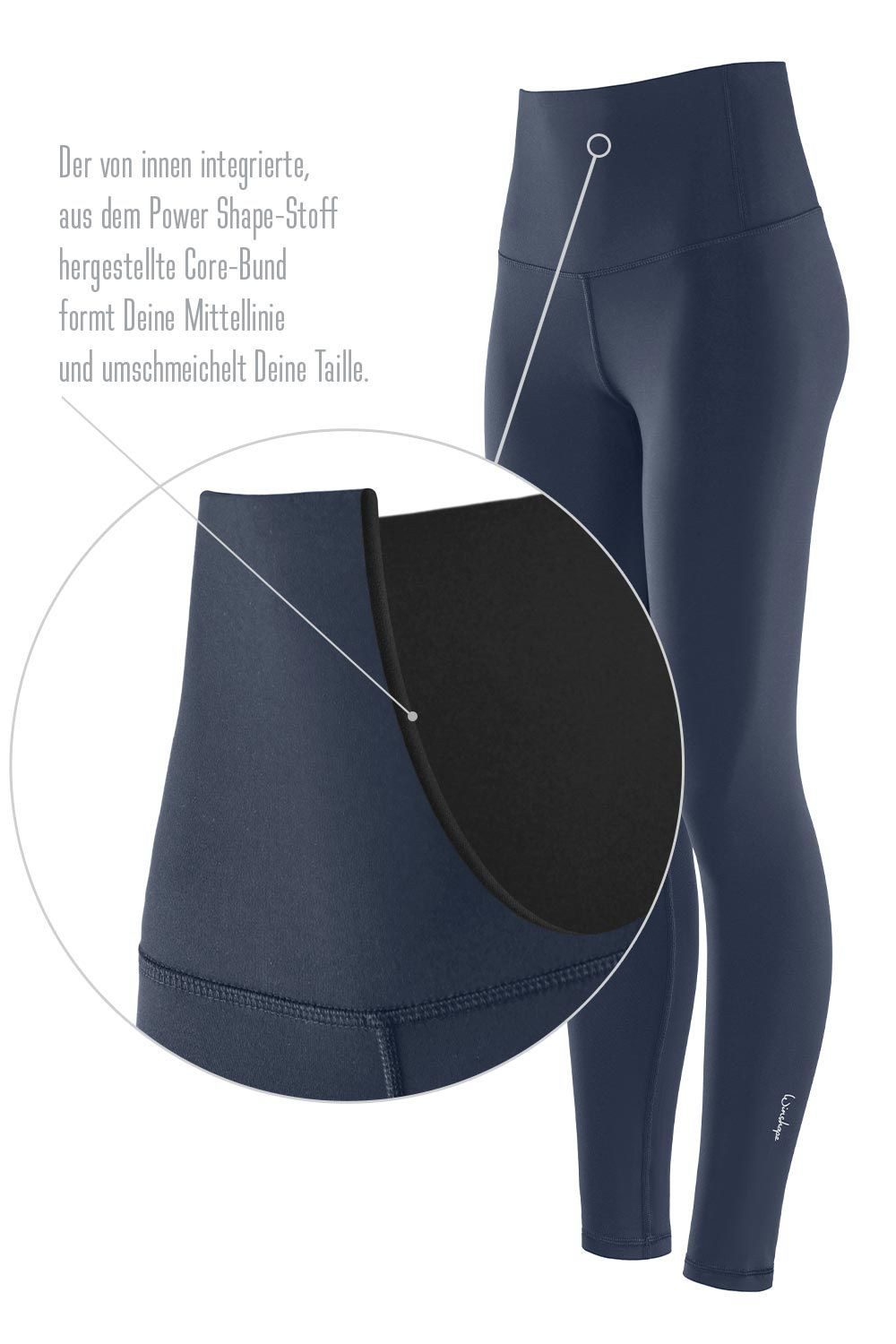 Winshape Legging Functional Comfort HWL117C met v-vorm applicatie en core-band