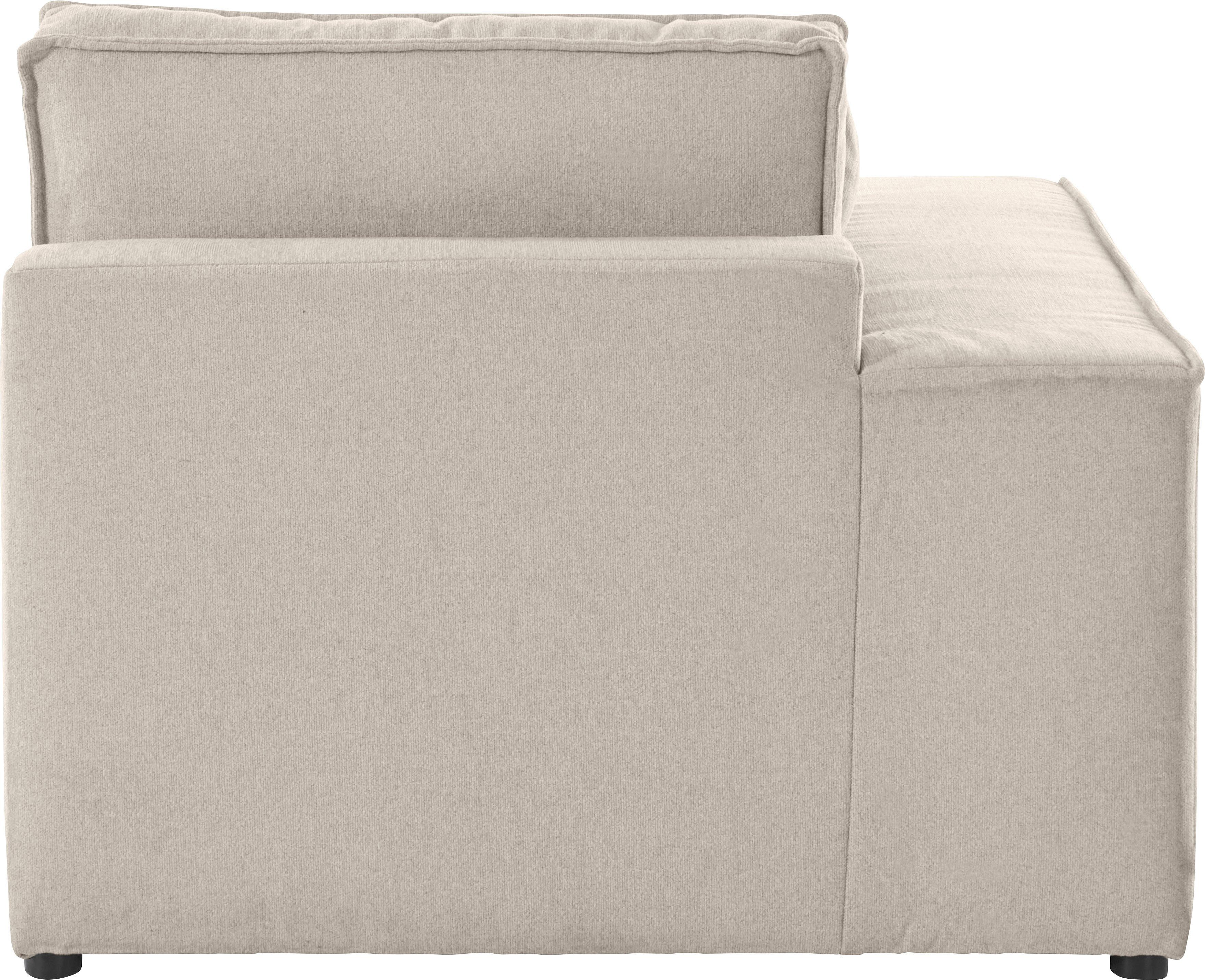 RAUM.ID Sofaelement Florid als deel van een modulaire bank, stevig zitcomfort, ook in cord