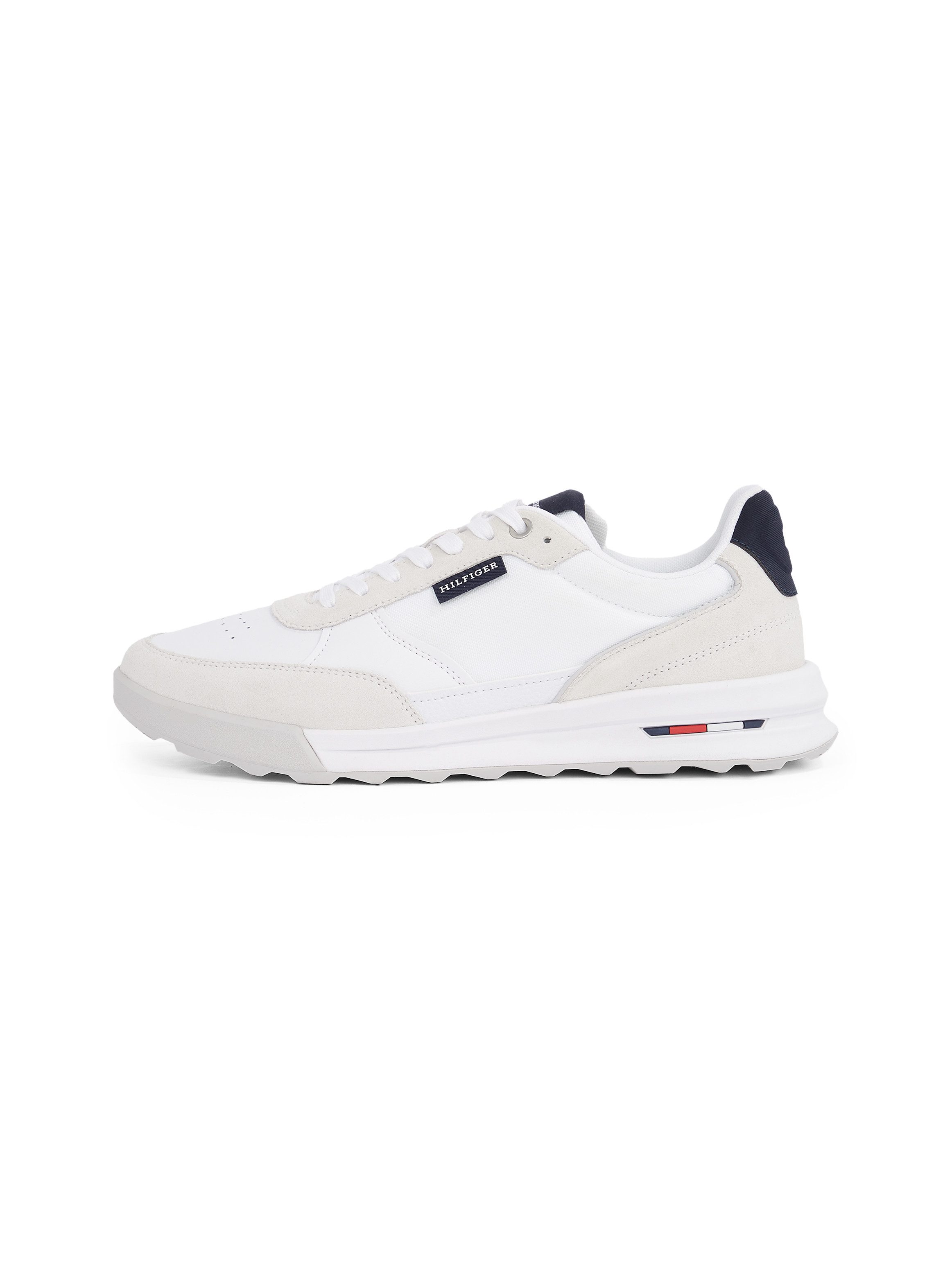 Tommy Hilfiger Sneakers met sleehak RETRO RUNNER MIX RWB vrijetijdsschoen, lage schoen, veterschoen...