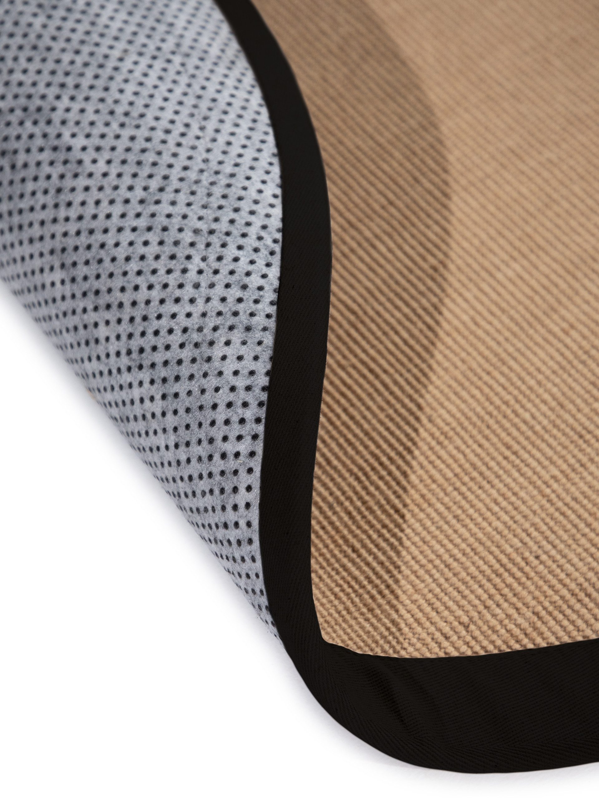 carpetfine Sisalkleed Sisal met gekleurd randdessin, antislip achterzijde