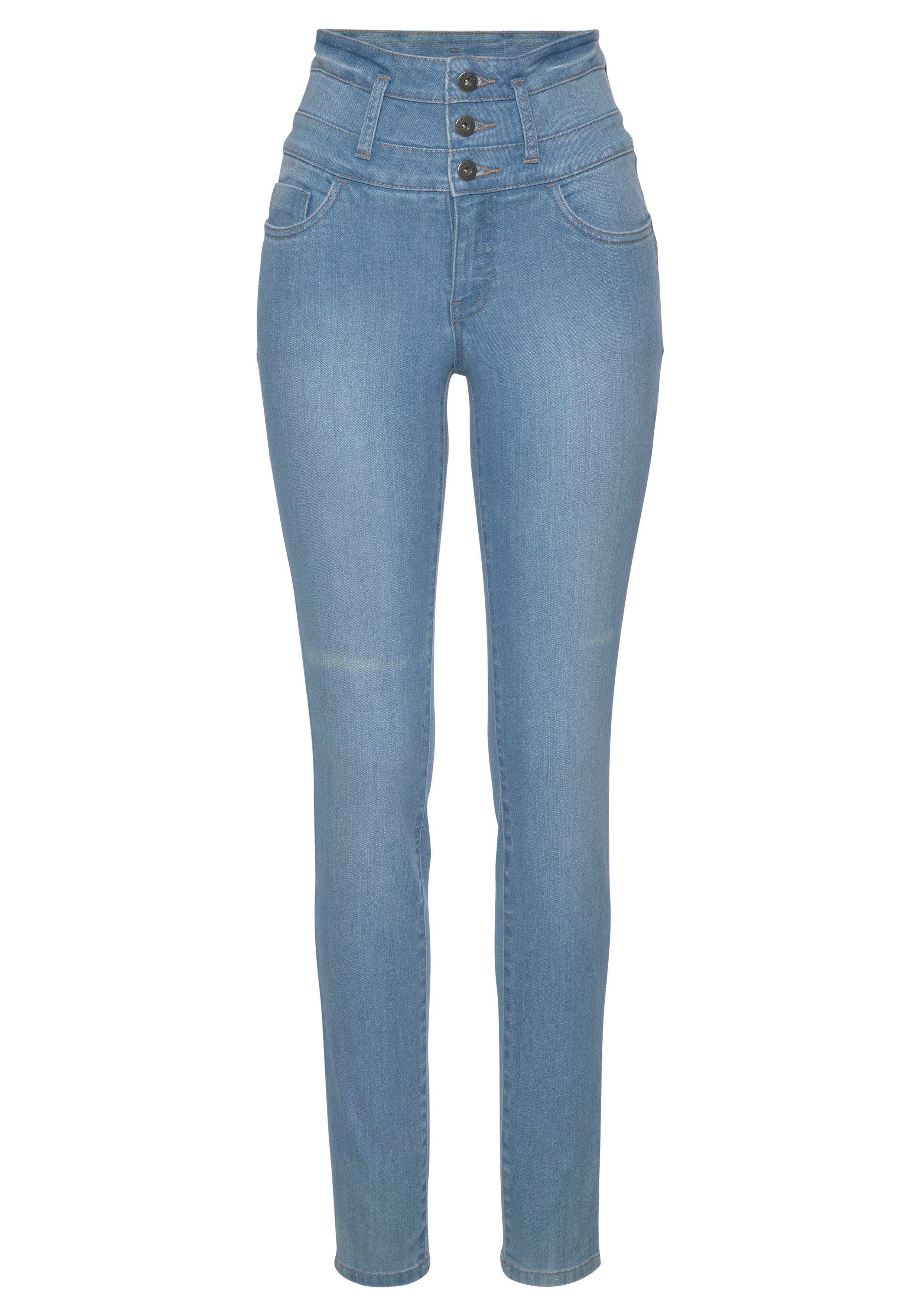Arizona Slim fit jeans Met extra brede band