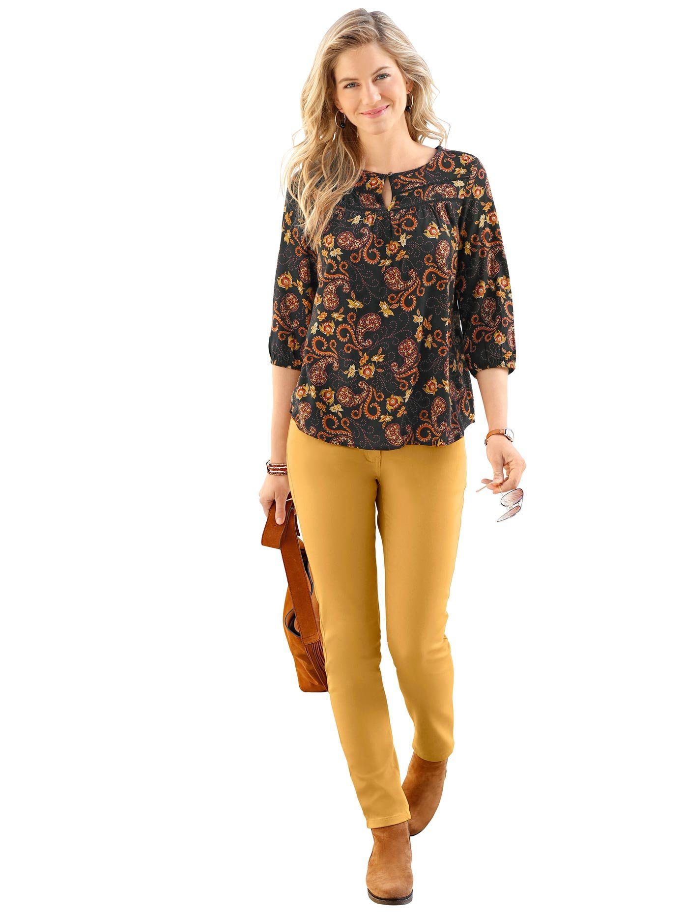Classic Inspirationen Blouse zonder sluiting dames tunieken maat 44 zwart